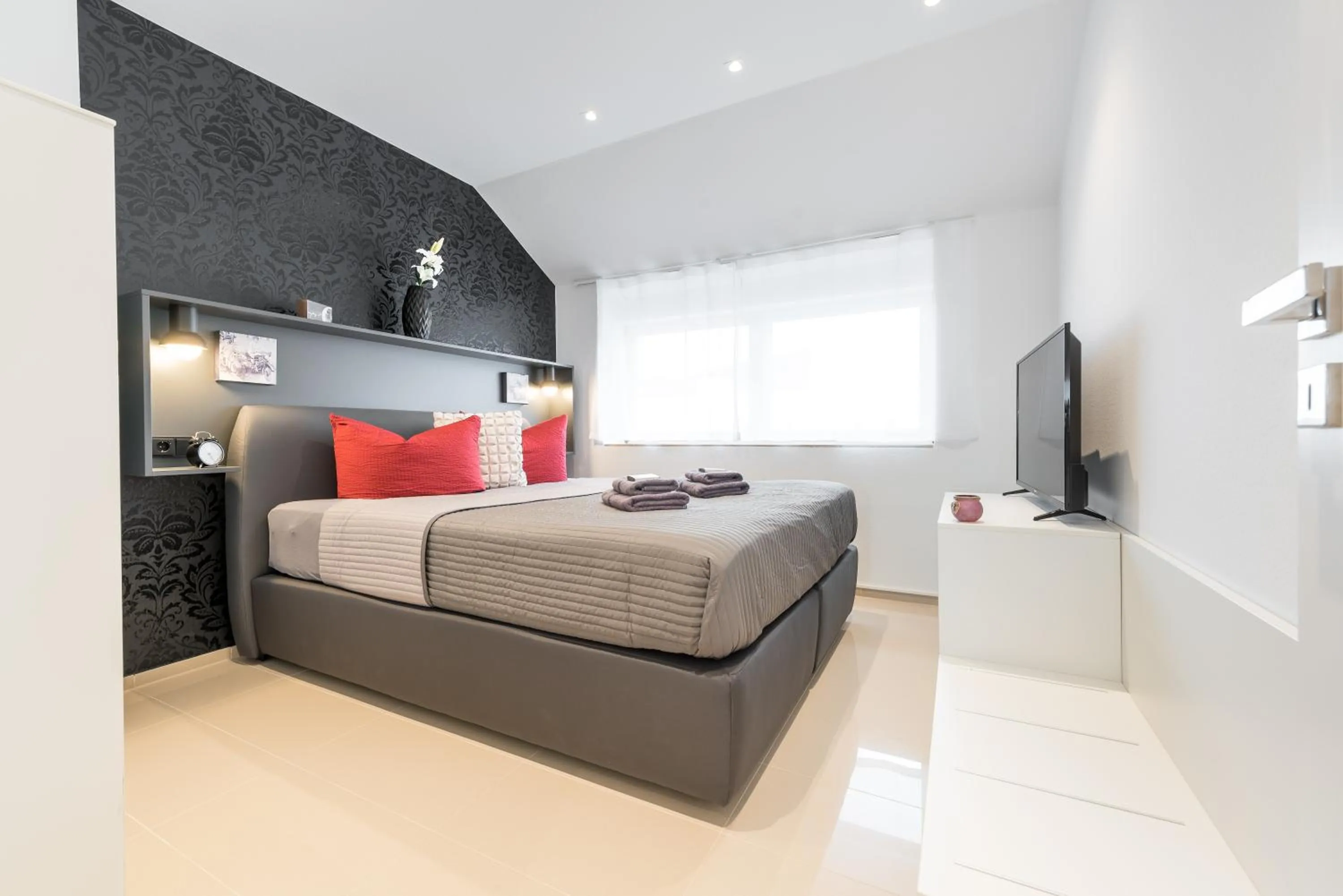 Bedroom, Bed in Friedrich Boutique-Apartments