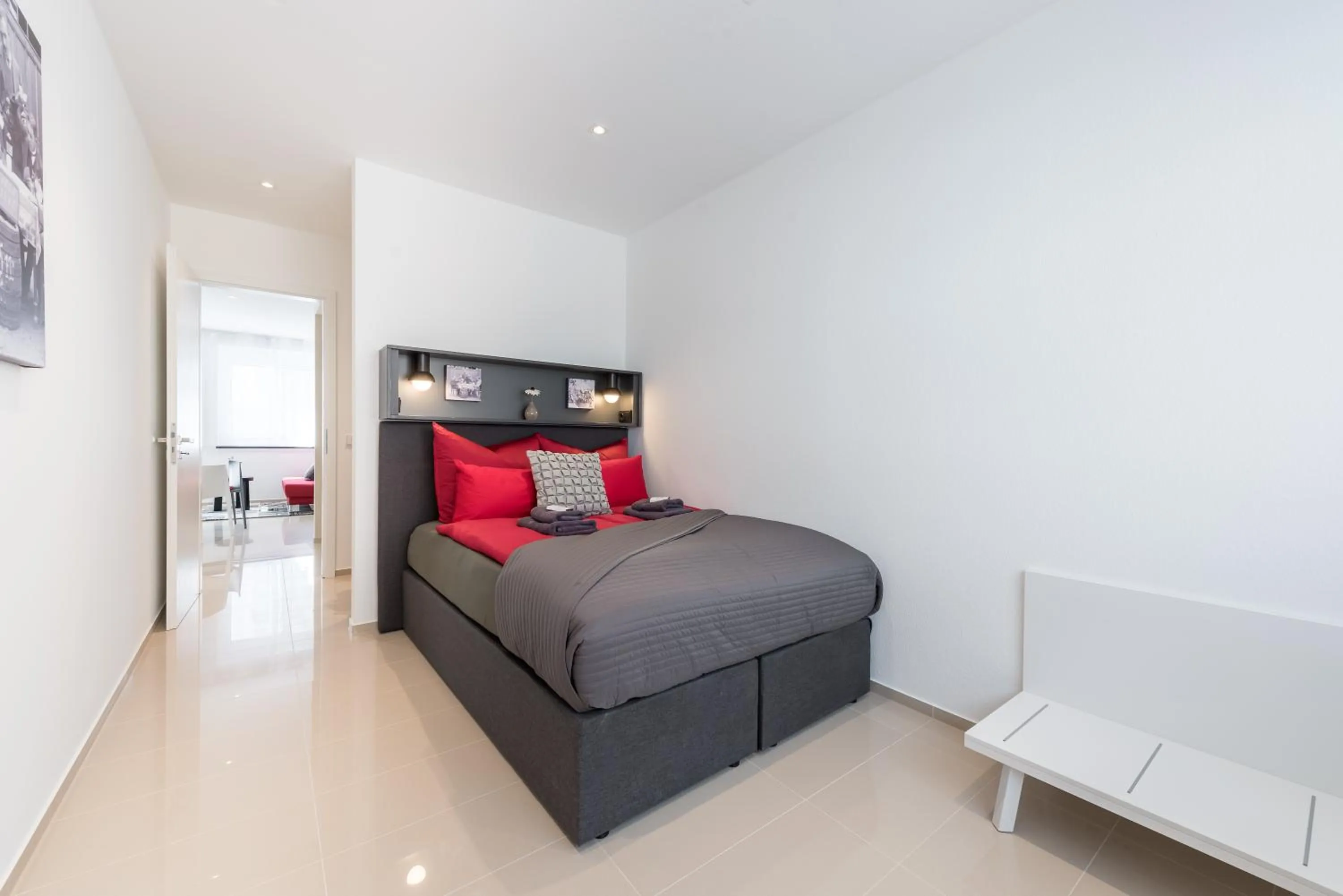 Bedroom, Bed in Friedrich Boutique-Apartments