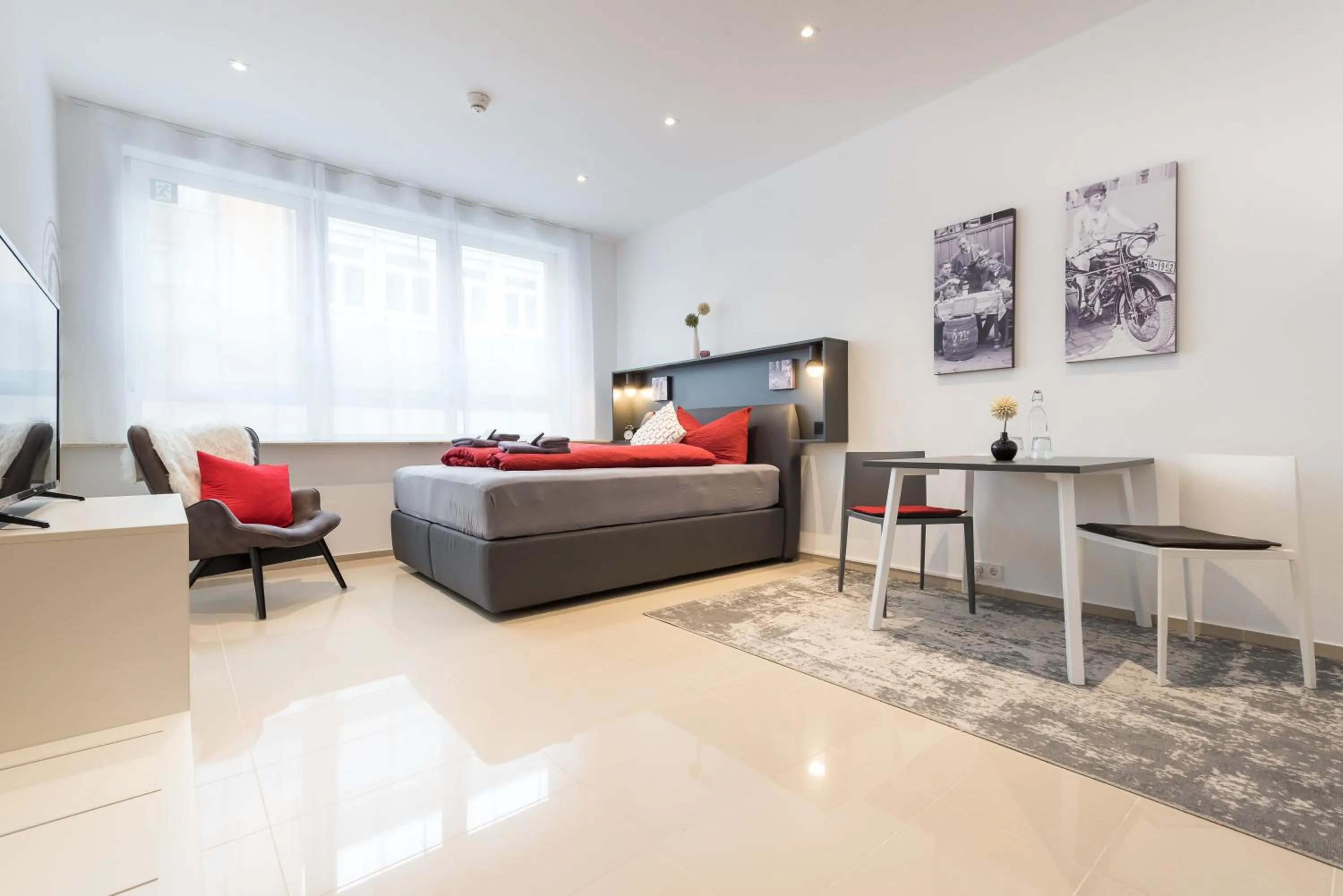 Bedroom, Bed in Friedrich Boutique-Apartments