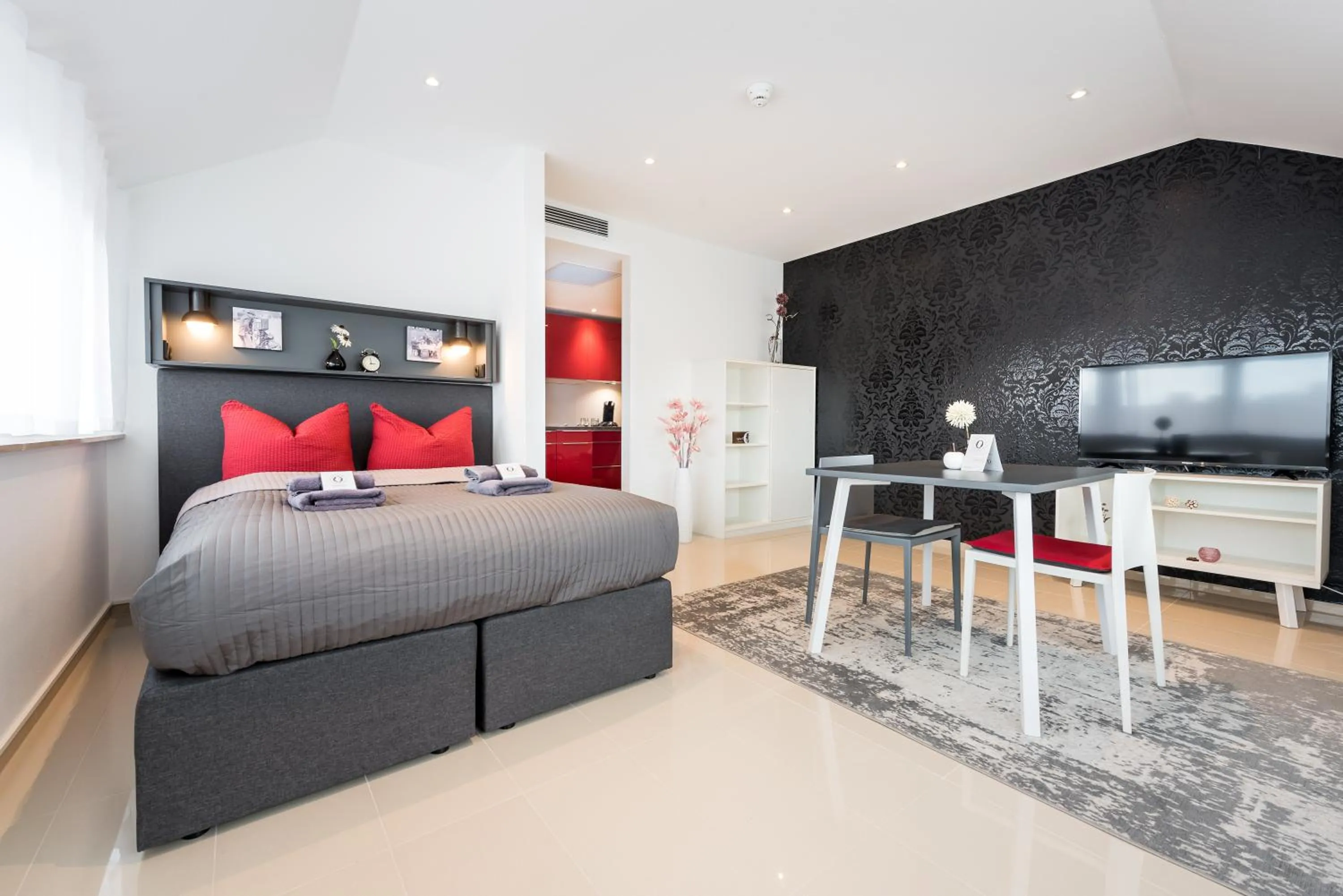 Bedroom, Bed in Friedrich Boutique-Apartments