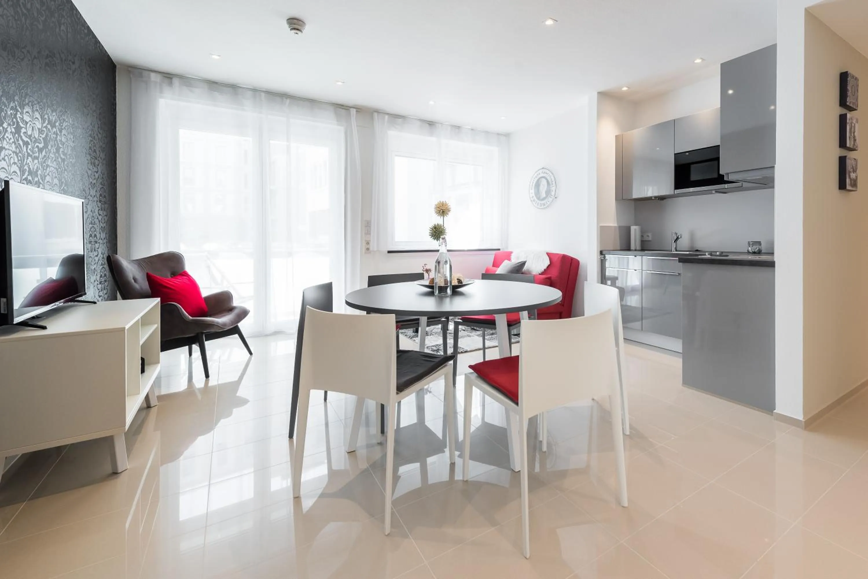 Dining area in Friedrich Boutique-Apartments