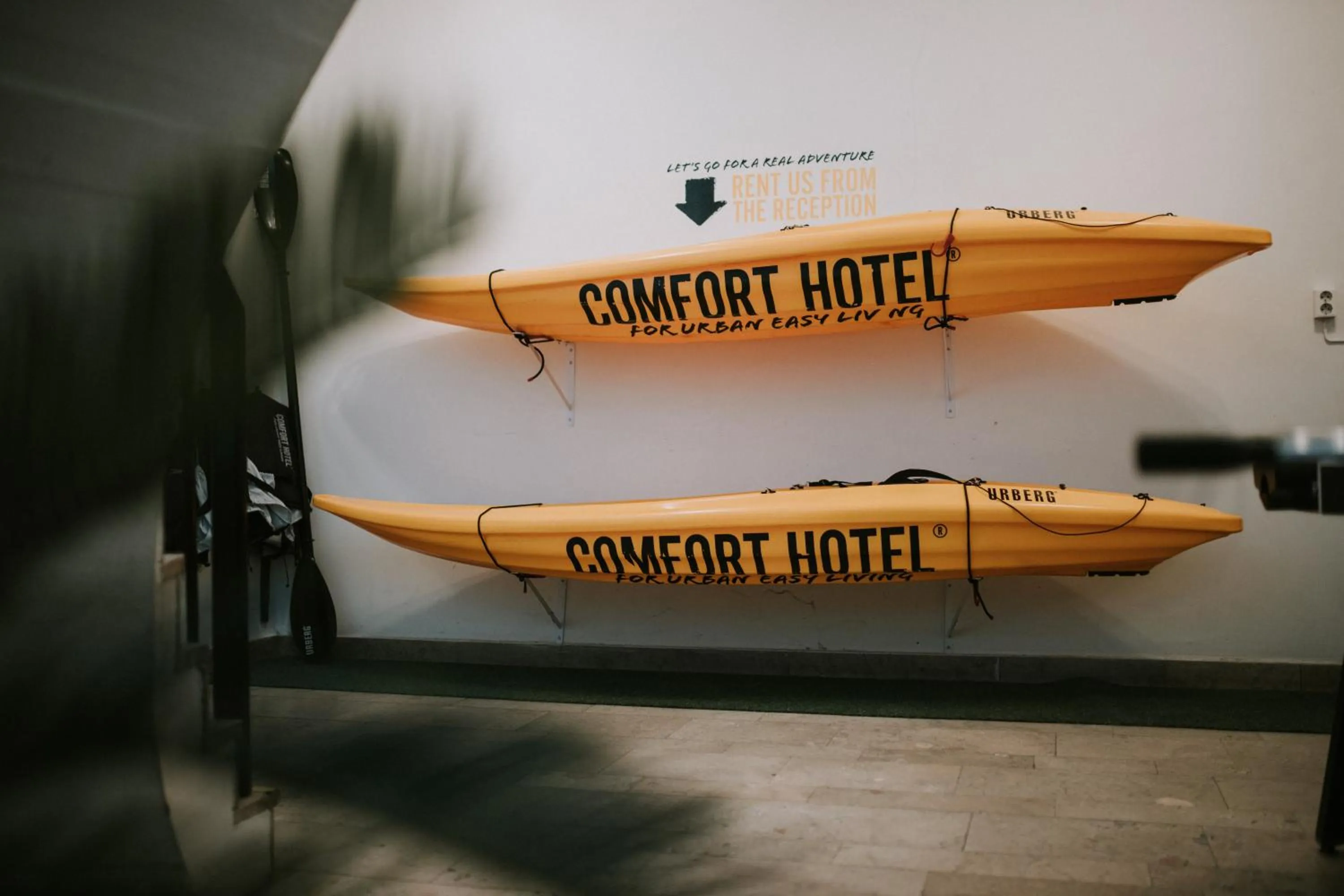Canoeing in Comfort Hotel Jazz, Borås