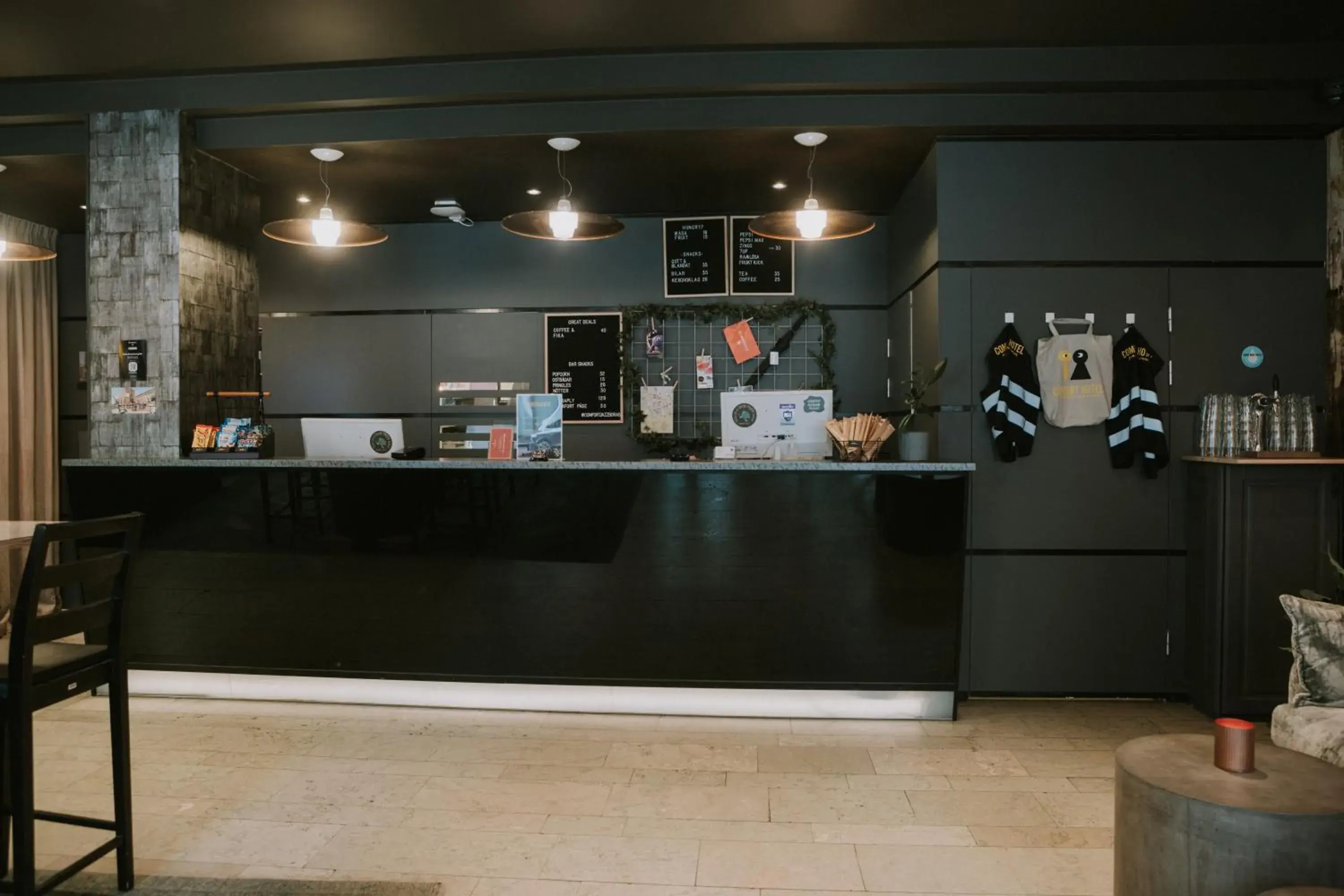 Lobby or reception in Comfort Hotel Jazz, Borås Lobby or reception in Comfort Hotel Jazz, Borås