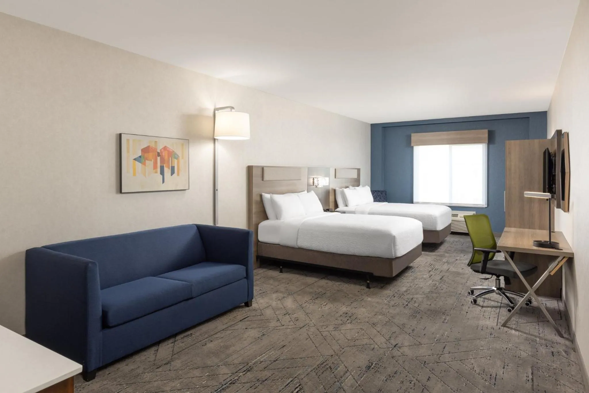 Photo of the whole room, Bed in Holiday Inn Express & Suites Sacramento NE Cal Expo by IHG