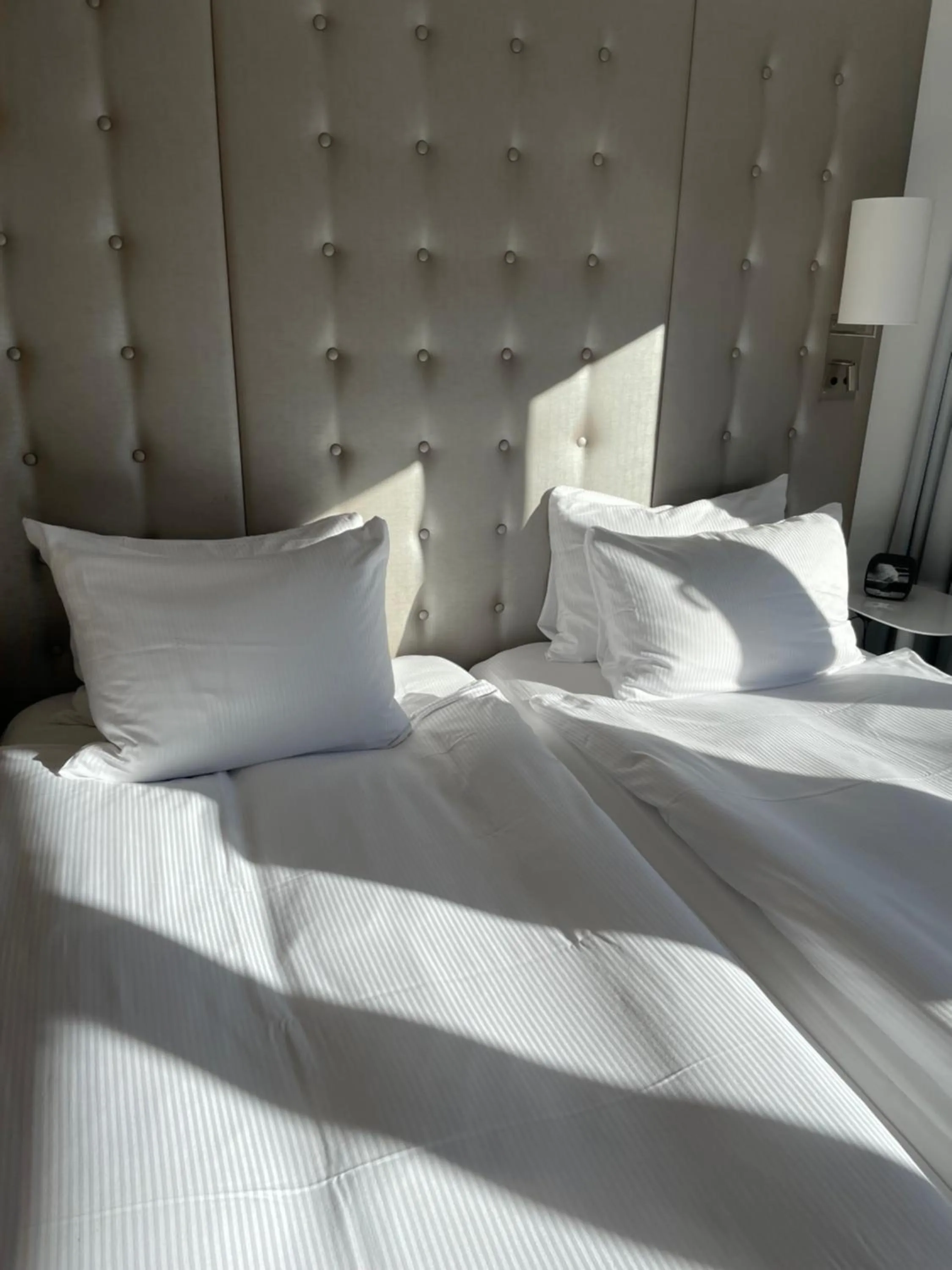 Bed in Hilton Stockholm Slussen Hotel