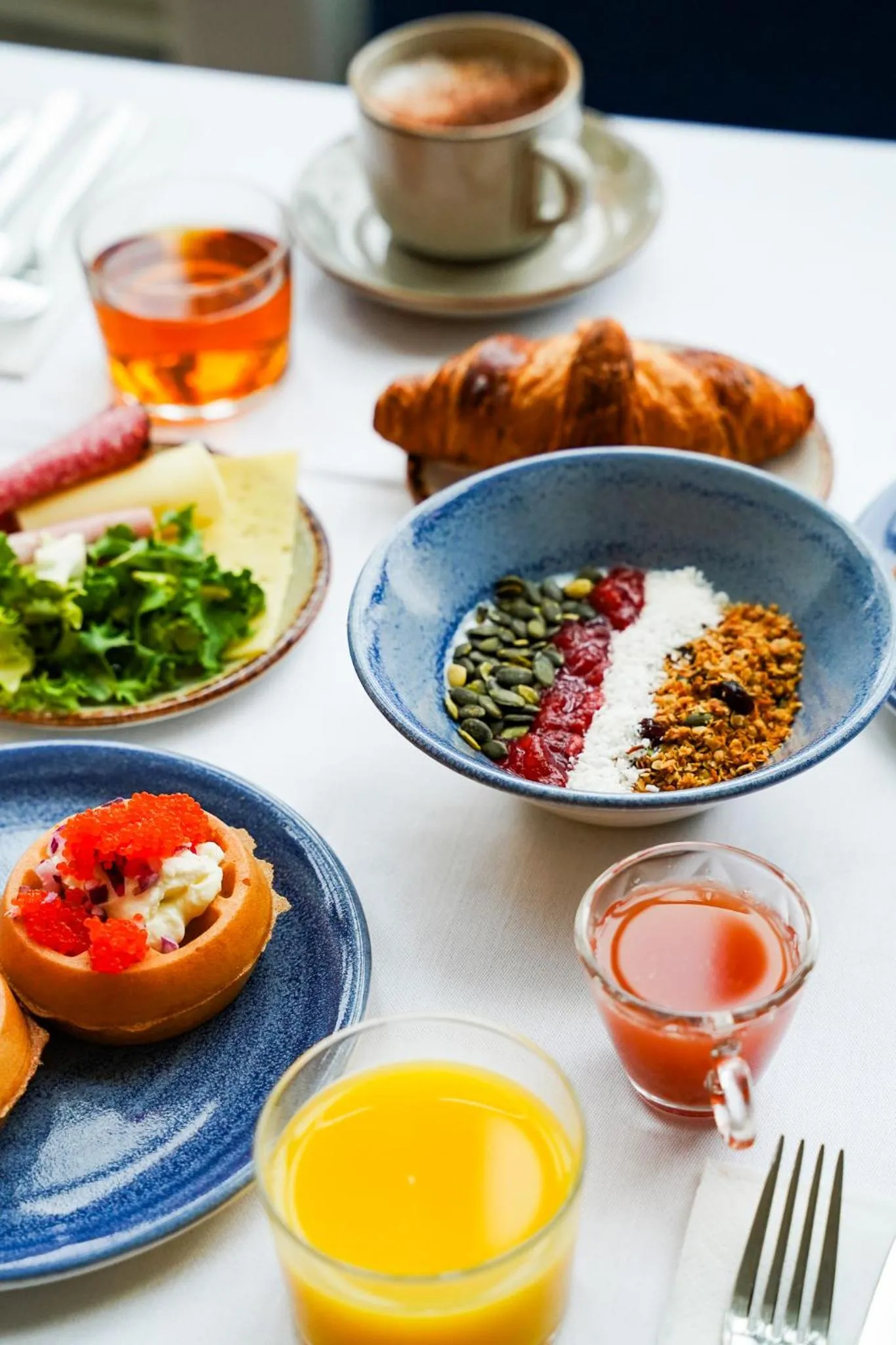 Breakfast in Hilton Stockholm Slussen Hotel