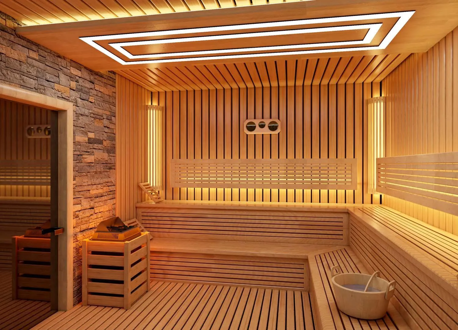 Sauna in Zin D Home Otel Cekmeköy
