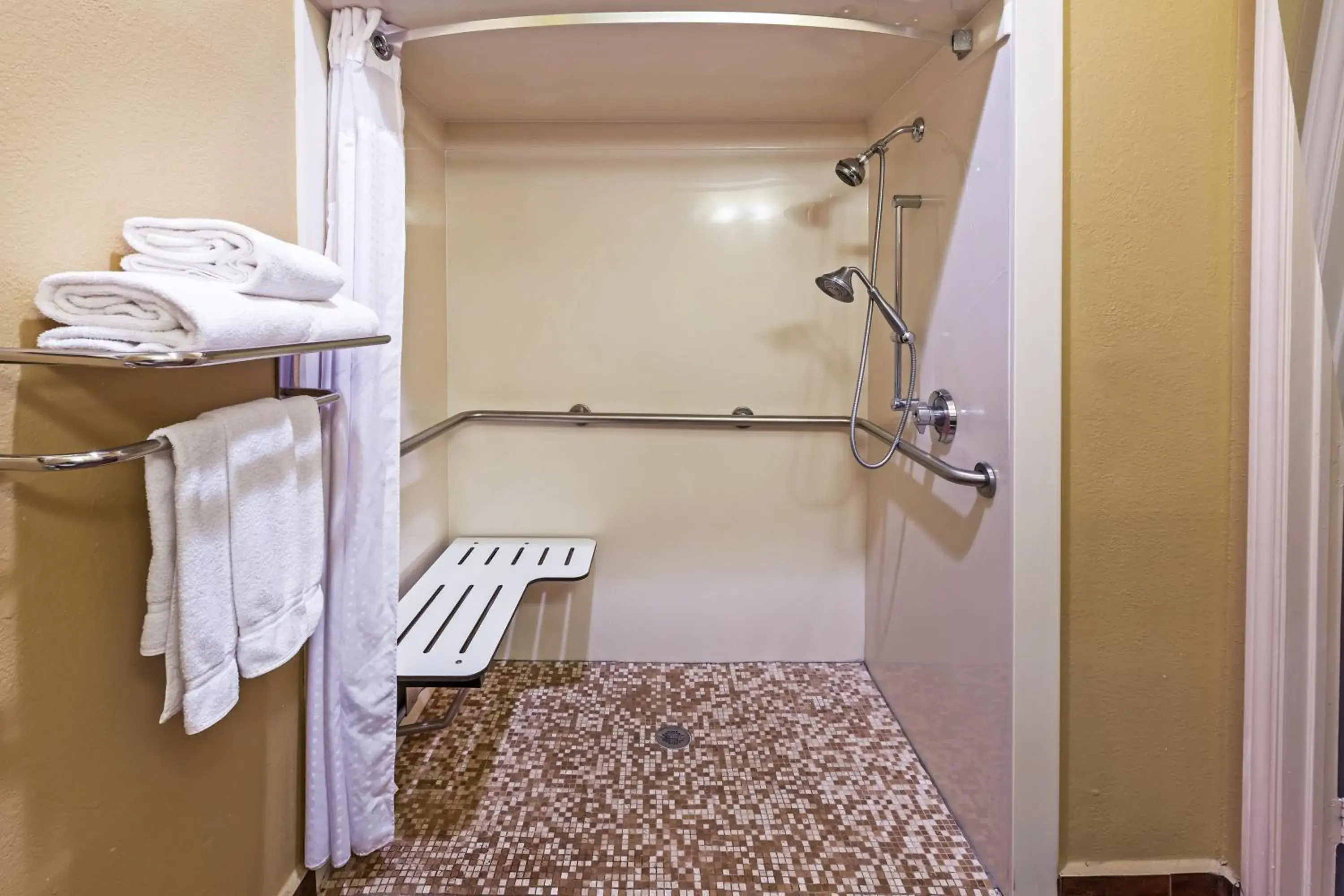 King Room - Disability Access Roll in Shower in Holiday Inn Express Hotel & Suites Houston-Downtown Convention Center by IHG King Room - Disability Access Roll in Shower in Holiday Inn Express Hotel & Suites Houston-Downtown Convention Center by IHG