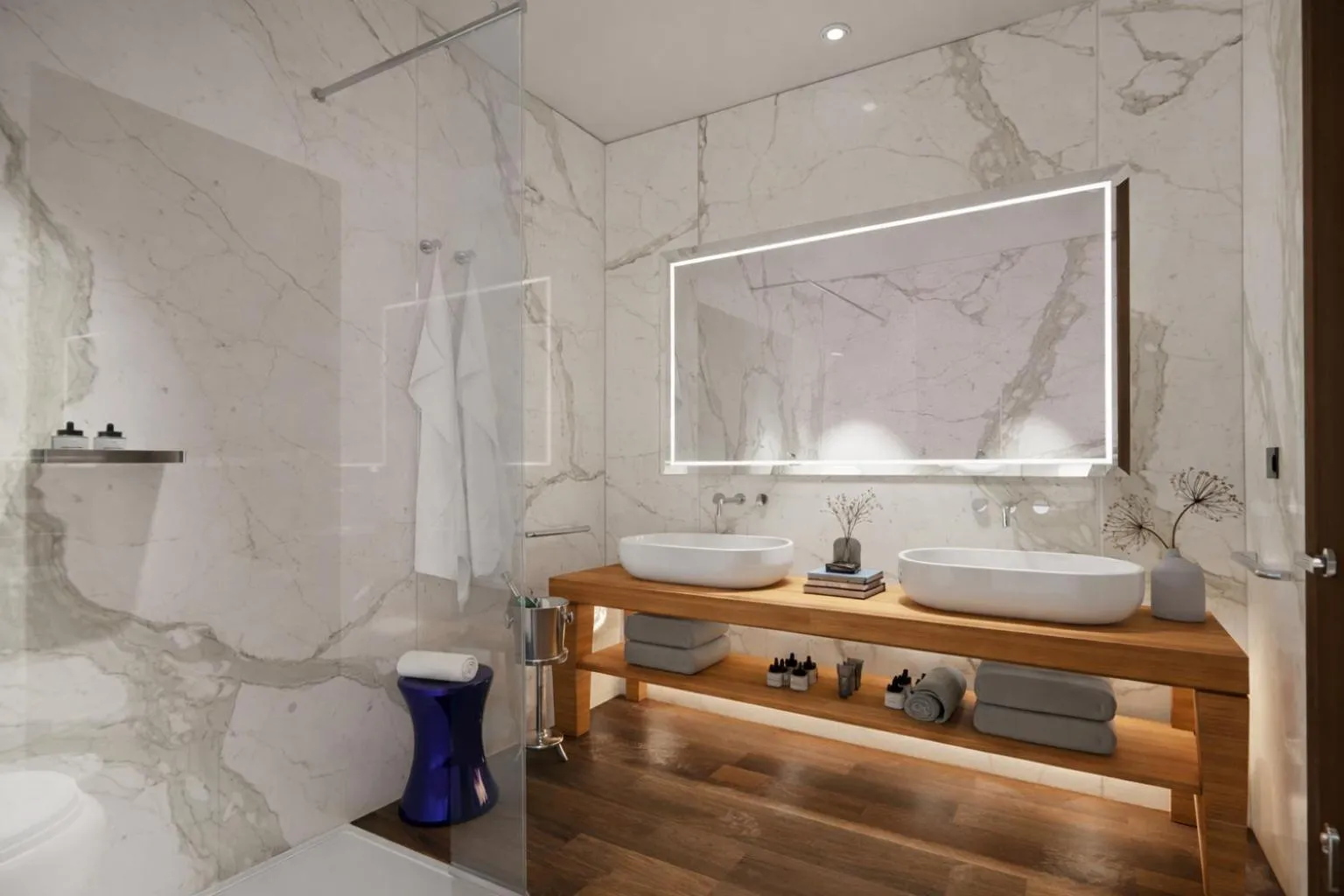 Shower in MarePineta Resort