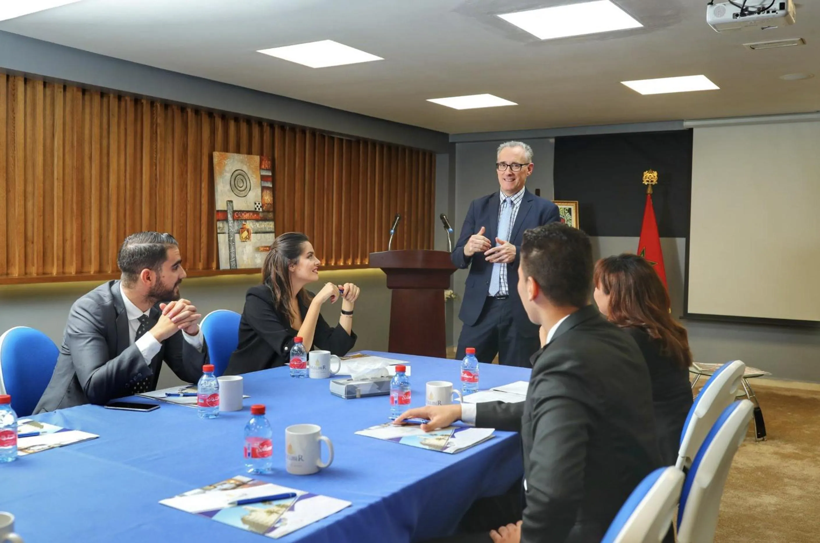Meeting/conference room in Melliber Appart Hotel