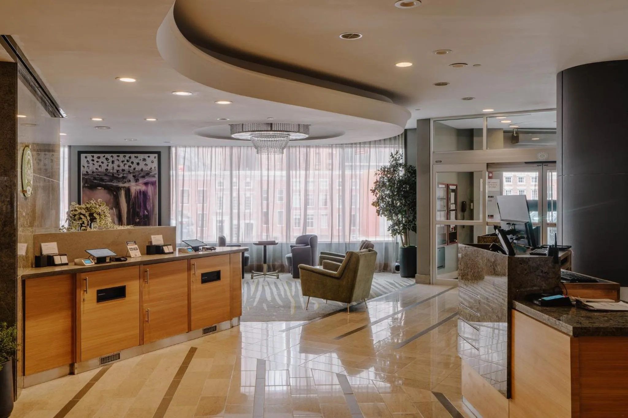 Lobby or reception in Club Quarters Hotel World Trade Center, New York