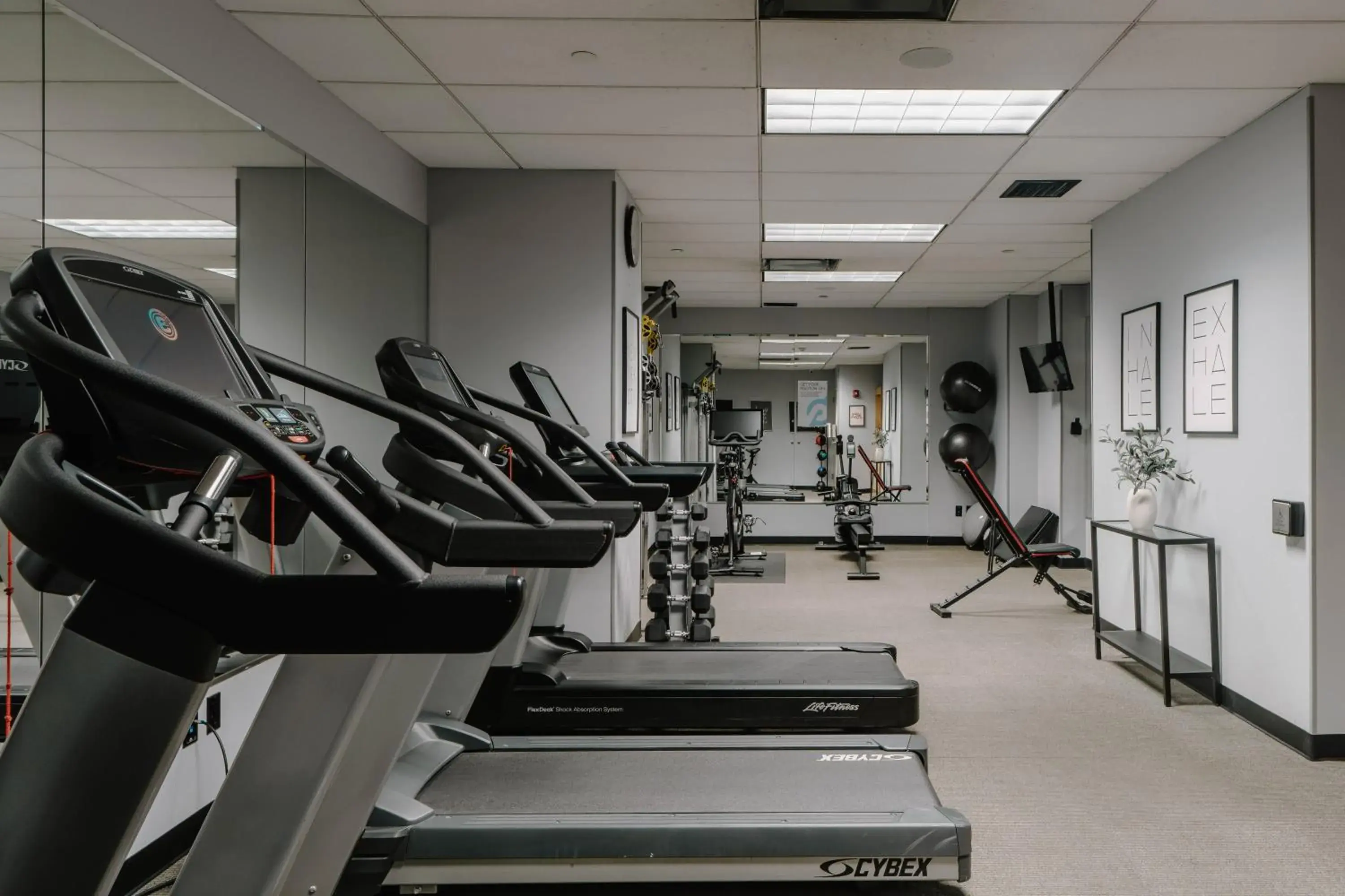 Fitness centre/facilities in Club Quarters Hotel World Trade Center, New York Fitness centre/facilities in Club Quarters Hotel World Trade Center, New York