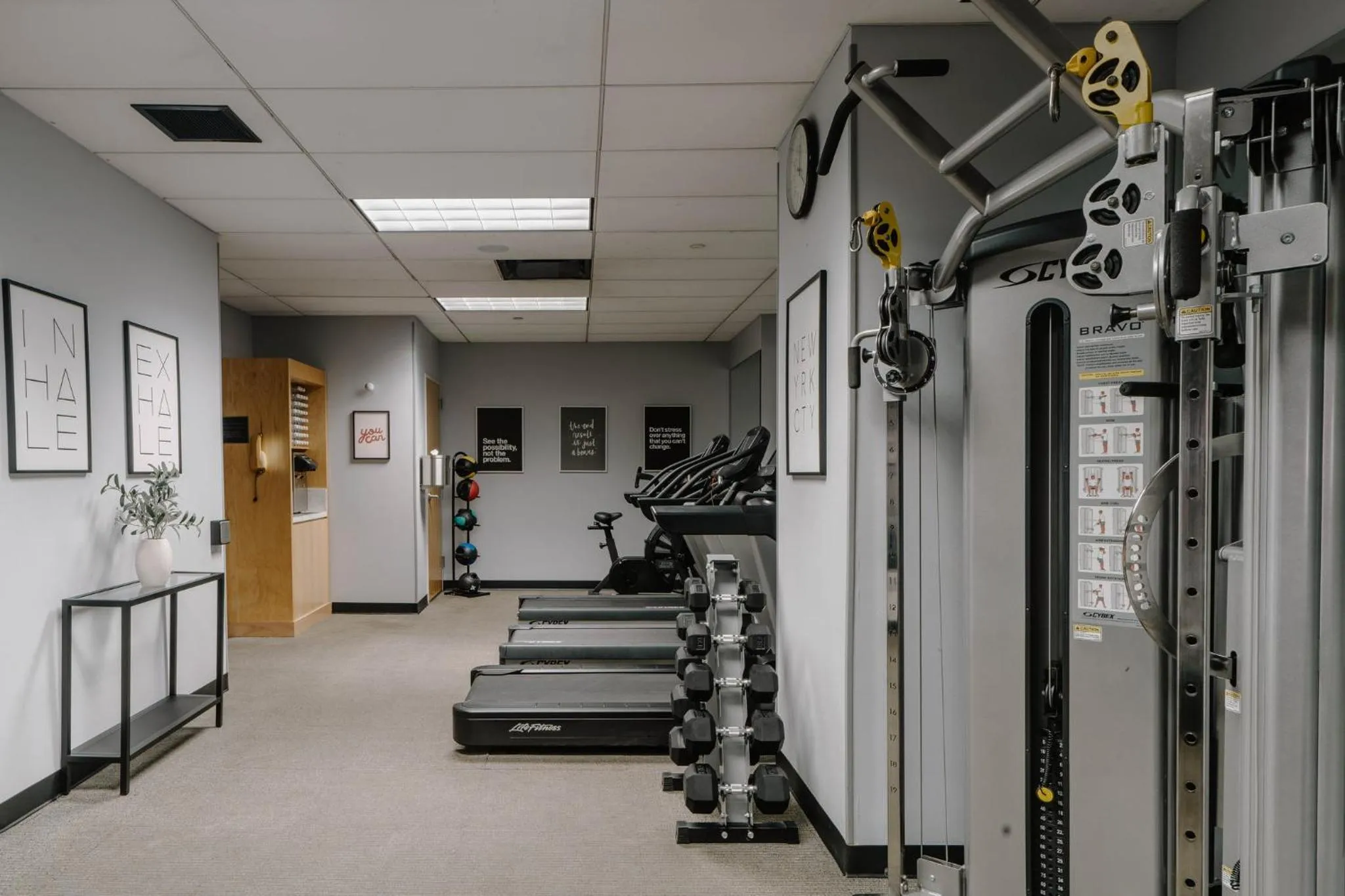 Fitness centre/facilities in Club Quarters Hotel World Trade Center, New York