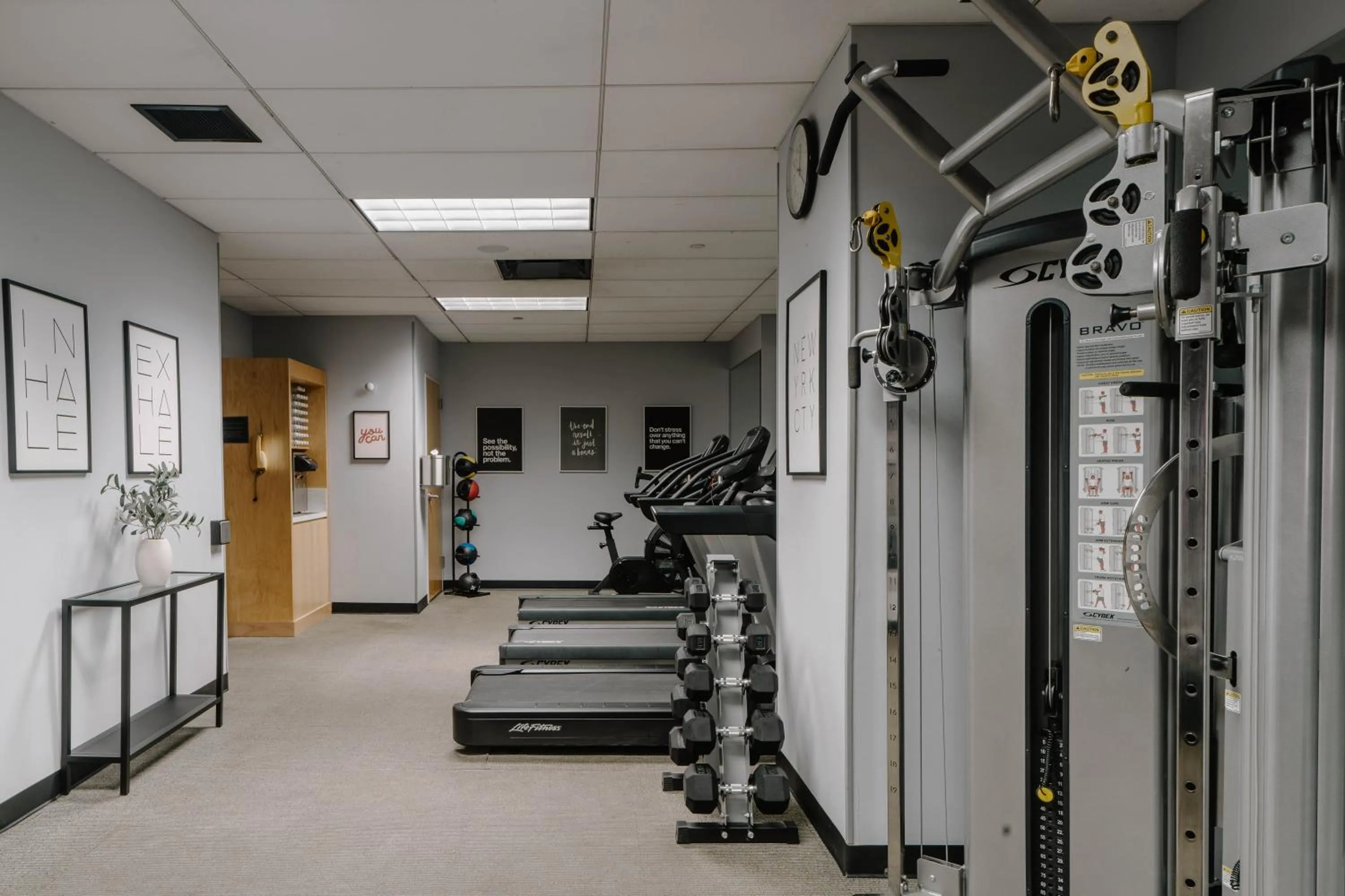 Fitness centre/facilities in Club Quarters Hotel World Trade Center, New York