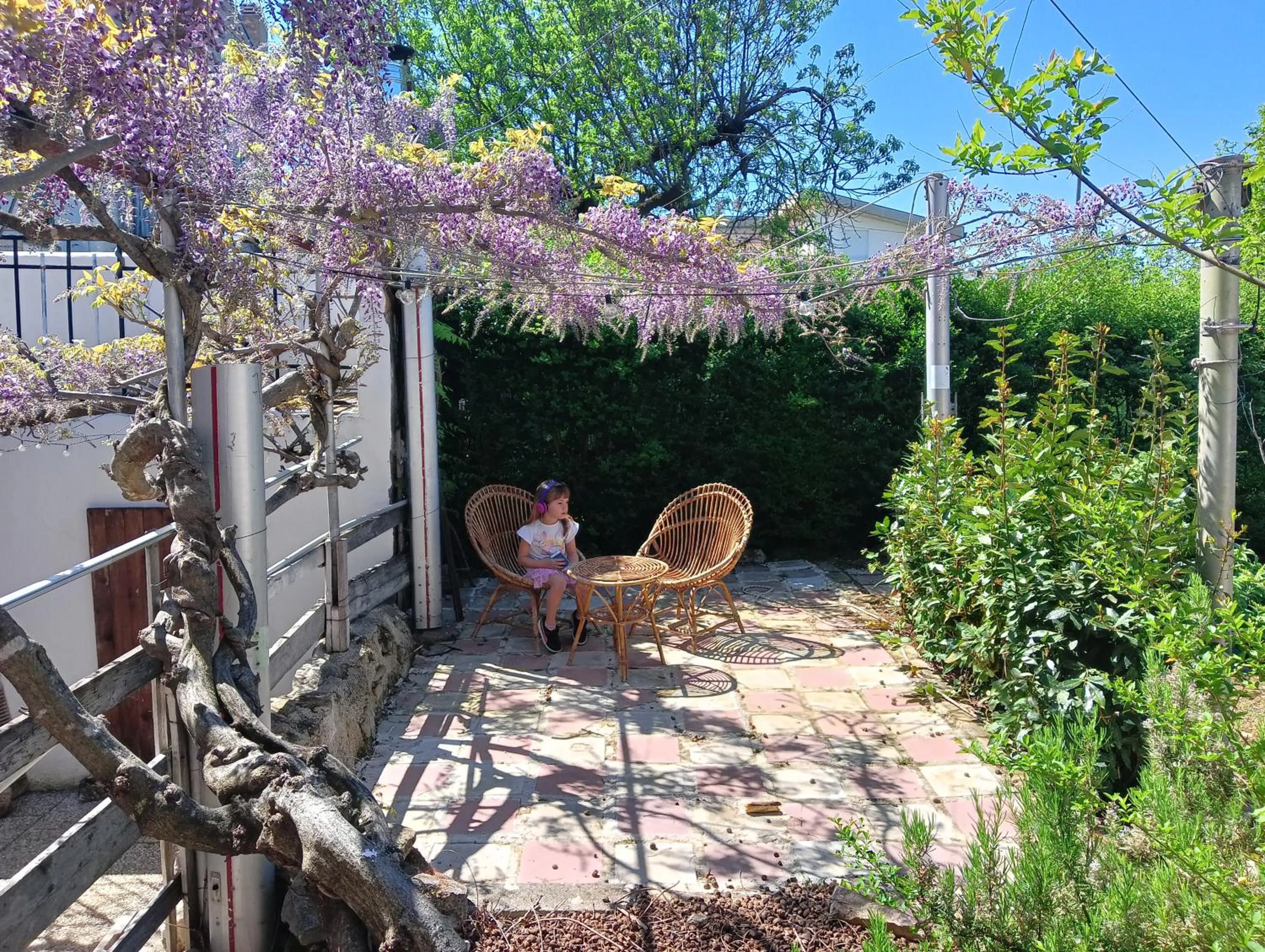 Patio in B&B Il Secolo Breve