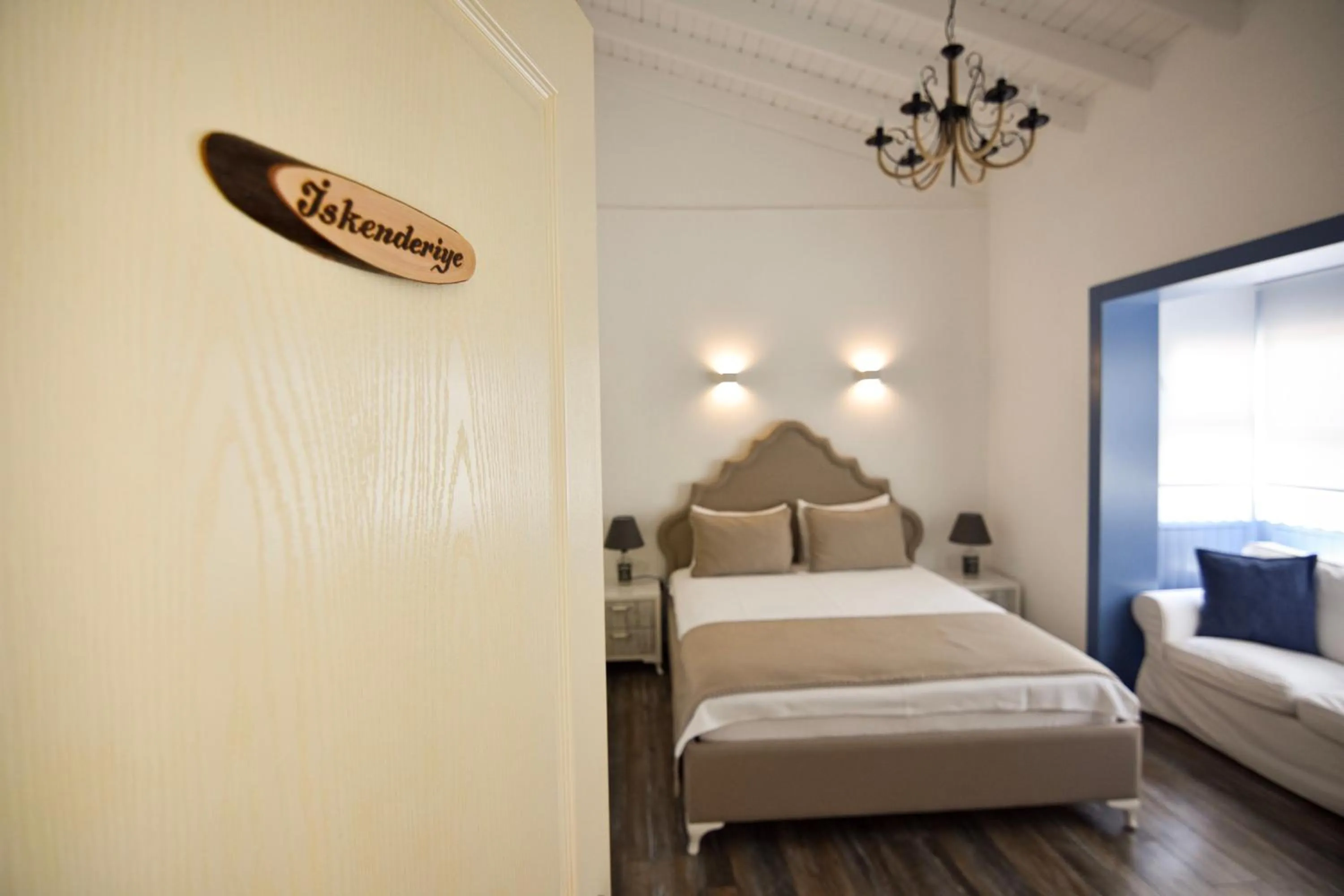 Decorative detail, Bed in Faro Alacati