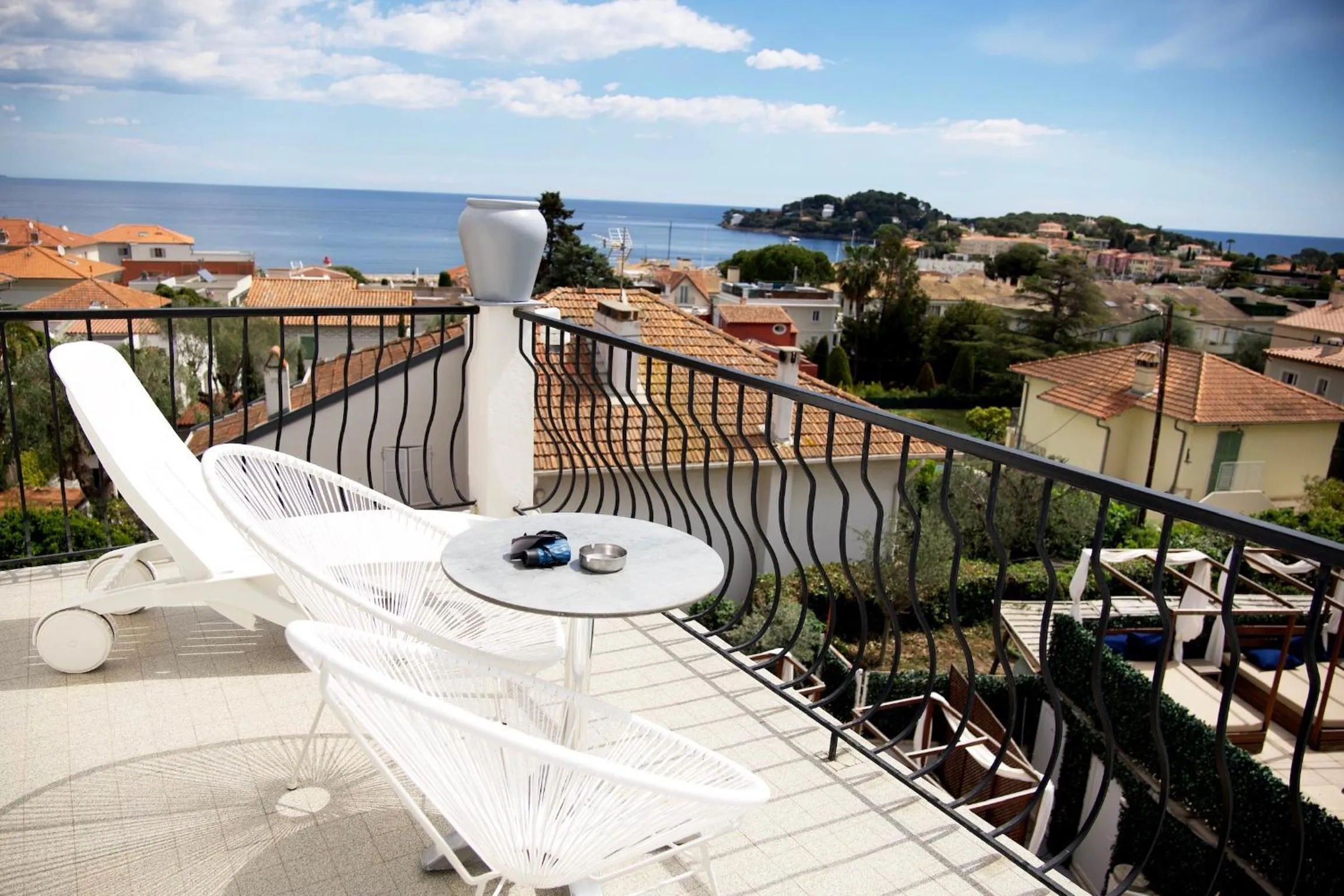 Balcony/Terrace in Boutique Hotel & Spa la Villa Cap Ferrat