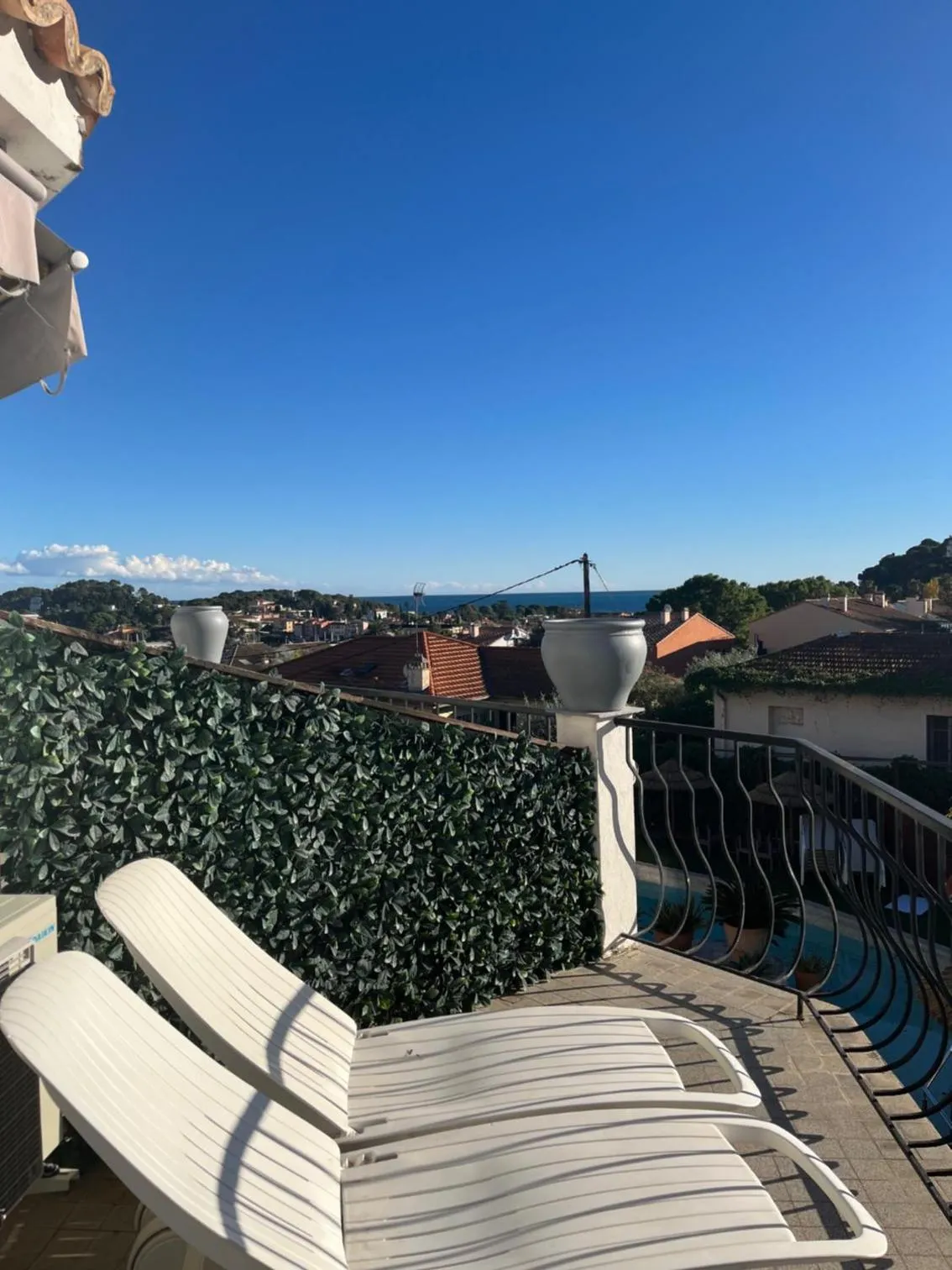Balcony/Terrace in Boutique Hotel & Spa la Villa Cap Ferrat
