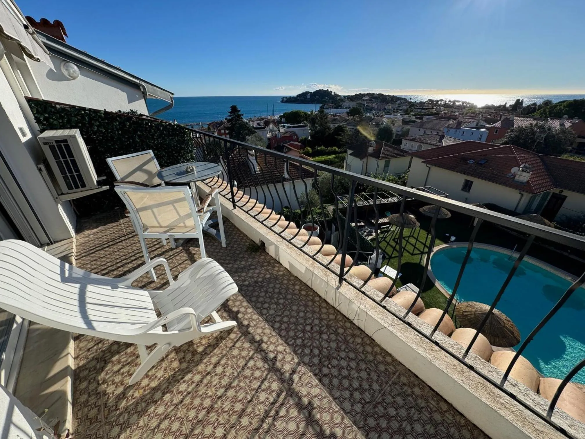 Patio in Boutique Hotel & Spa la Villa Cap Ferrat