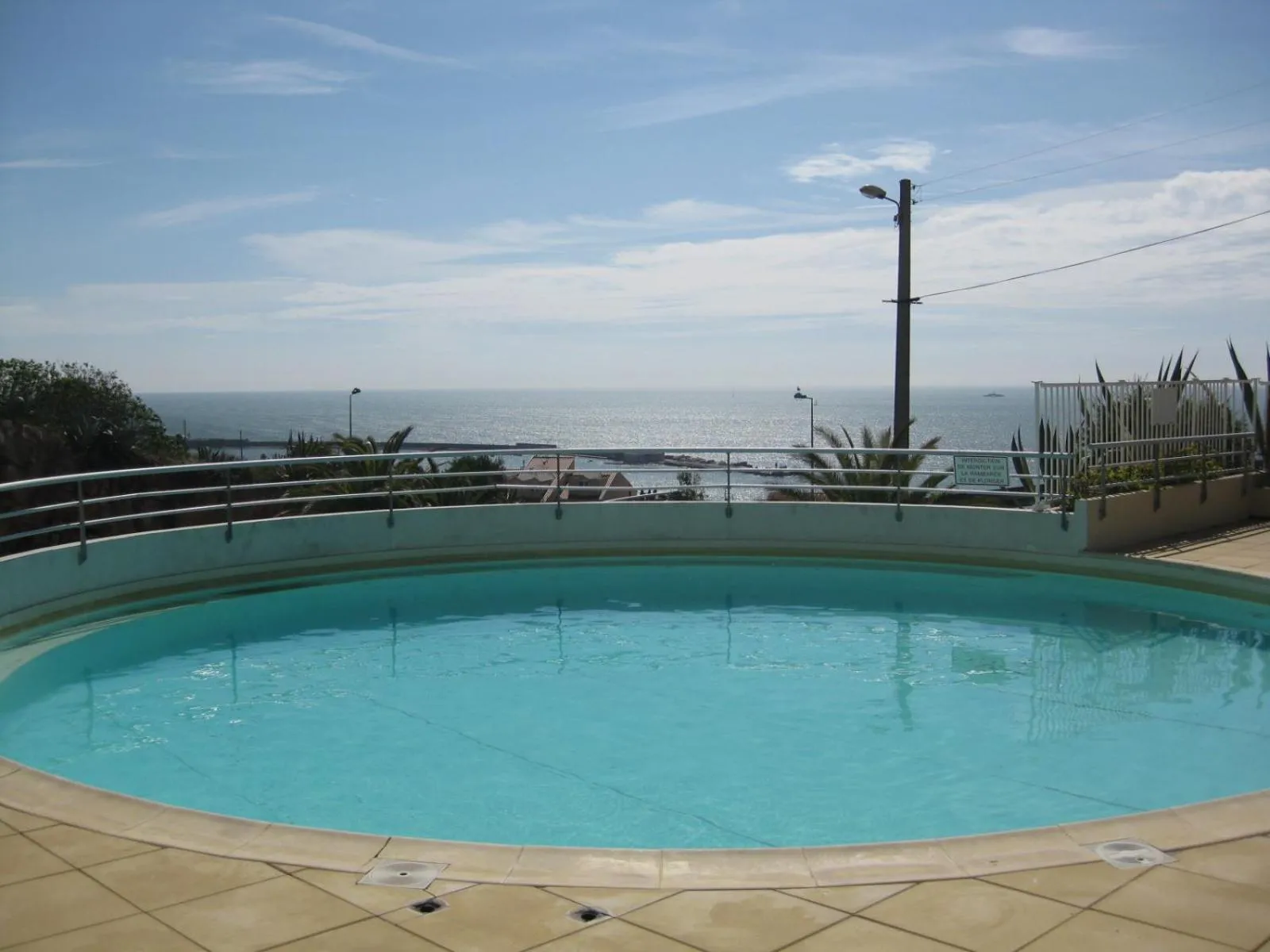 Sète - vue mer imprenable, piscine, calme