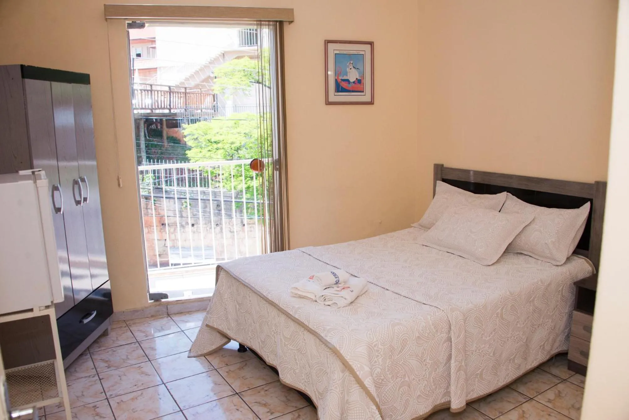 Bed in Hotel São Francisco