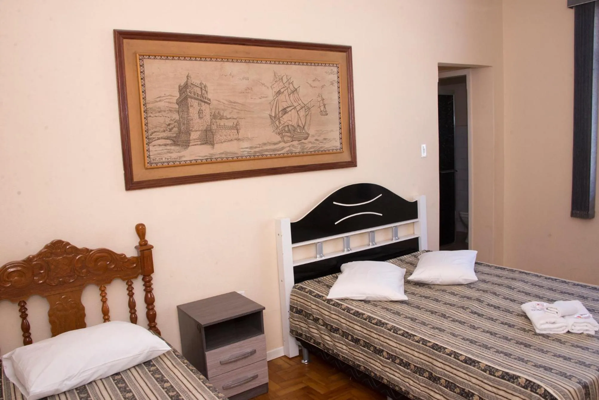 Bed in Hotel São Francisco