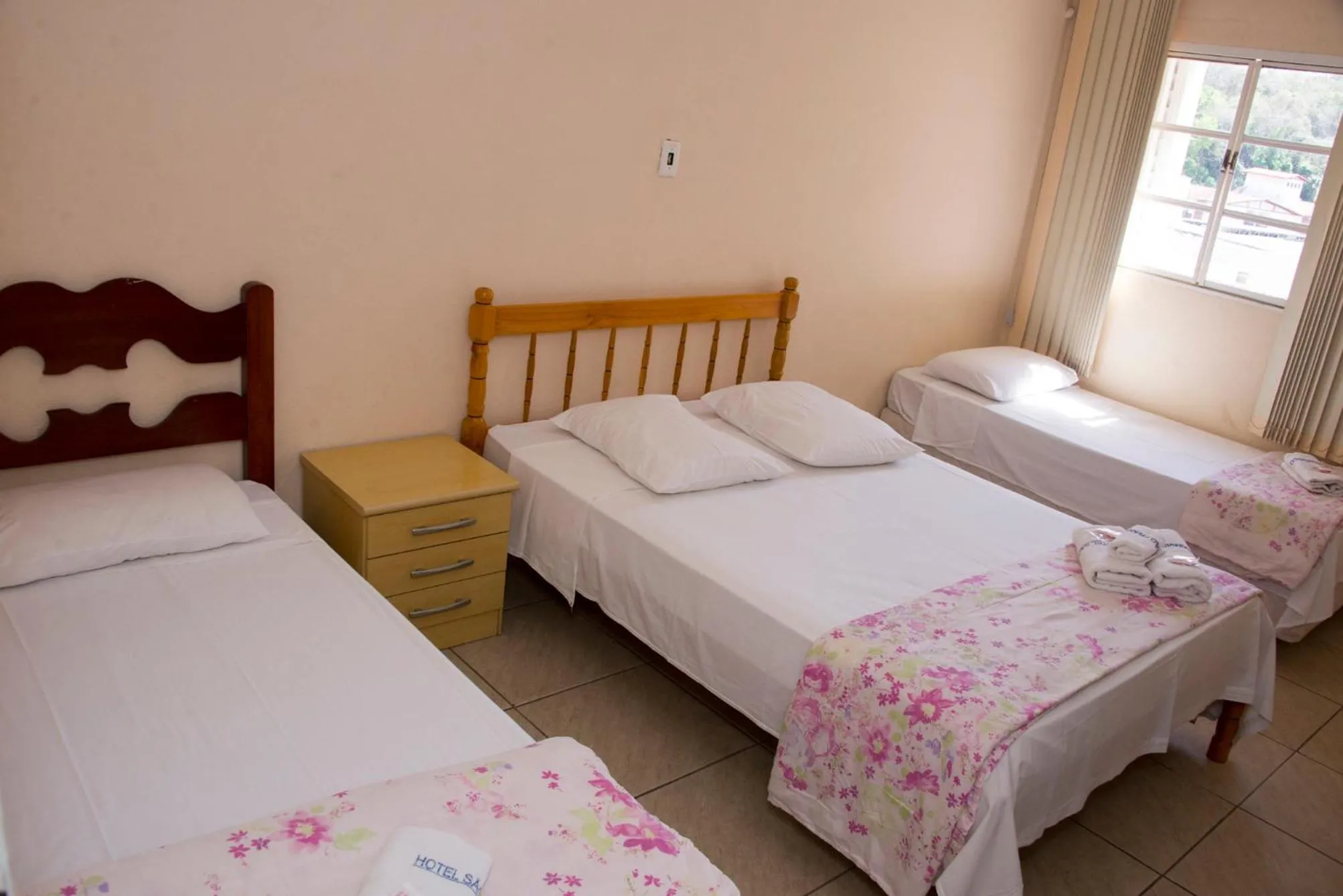 Bed in Hotel São Francisco