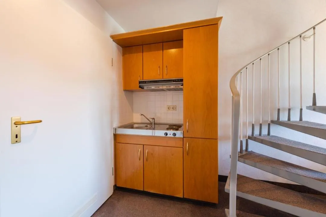 Kitchen or kitchenette in Hotel Leuchtfeuer