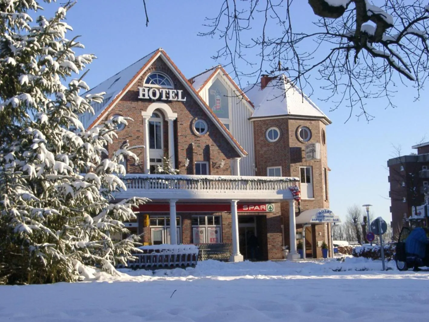 Property building in Hotel Leuchtfeuer