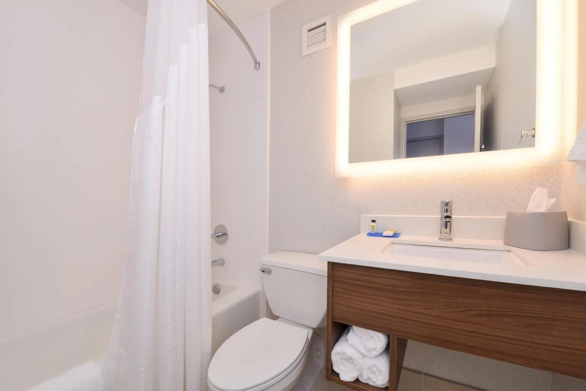 Bathroom in Holiday Inn Express Towson- Baltimore North by IHG