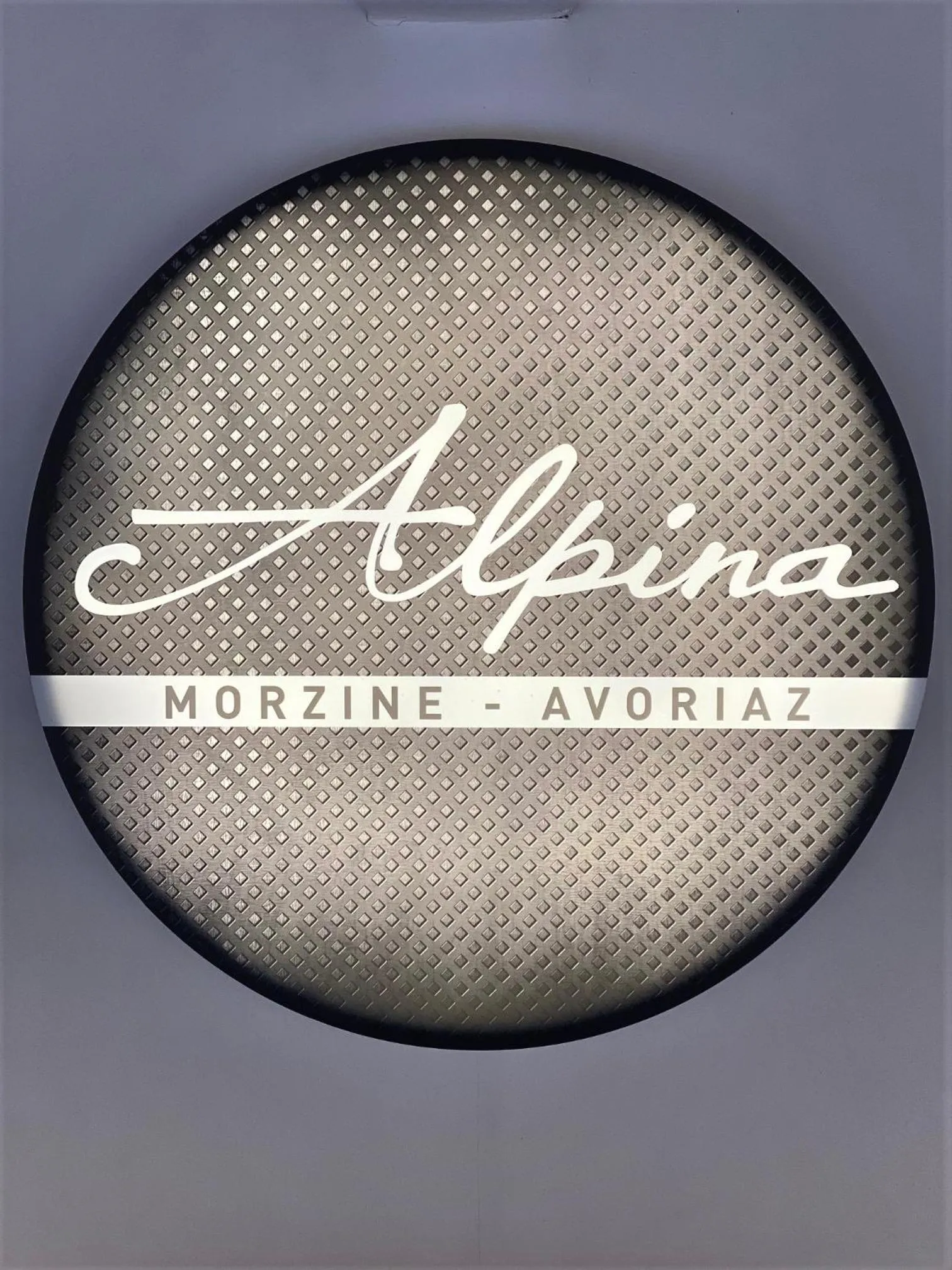 Logo/Certificate/Sign in Hotel Alpina