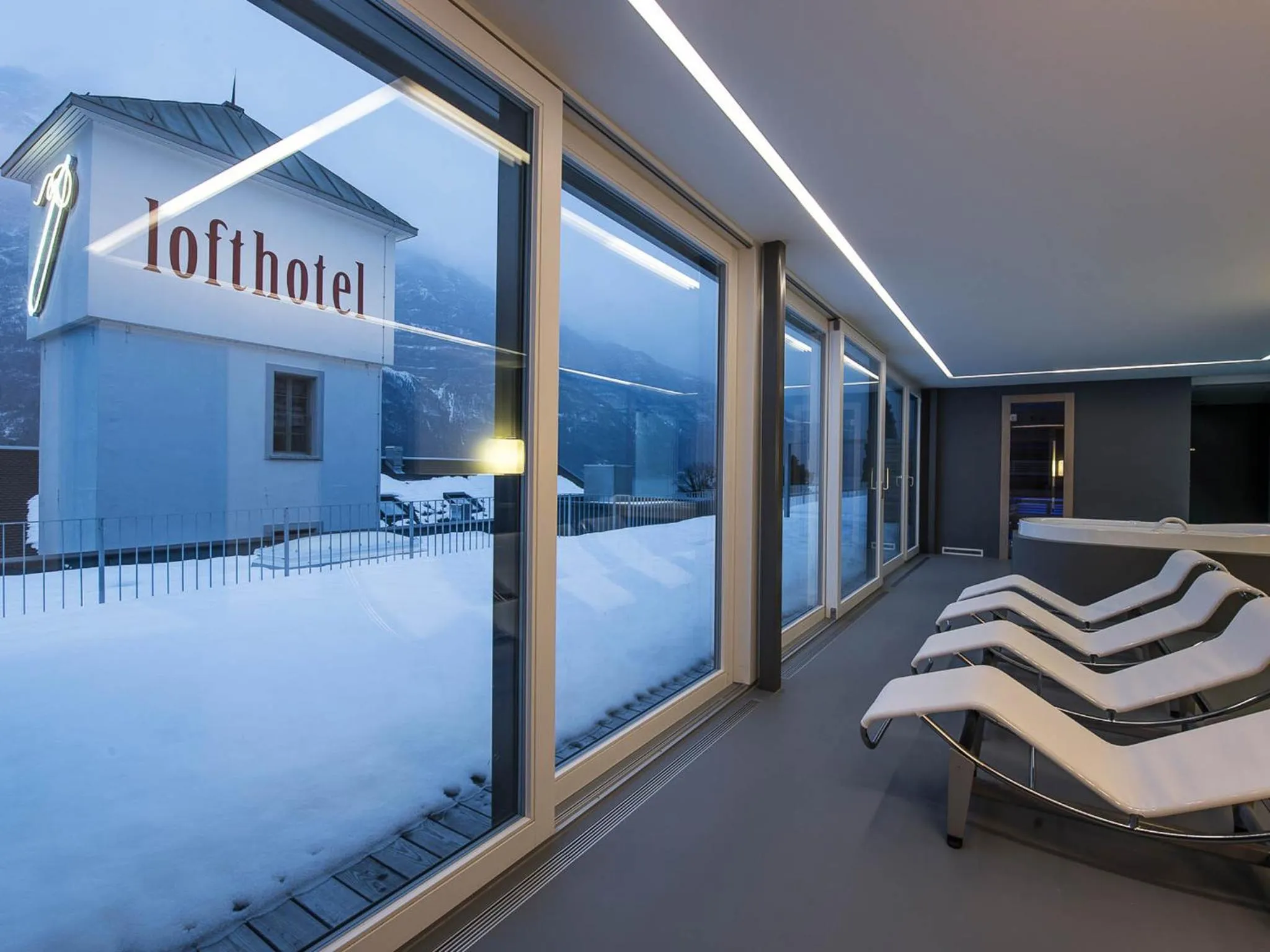 Spa and wellness centre/facilities, Bed in lofthotel Walensee