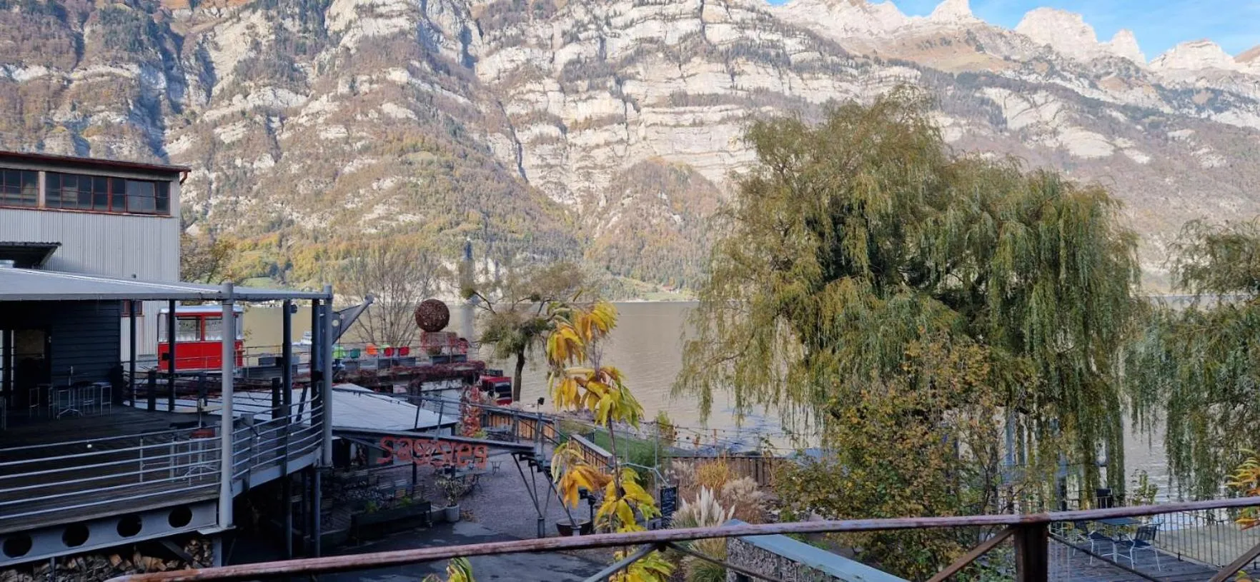 Balcony/Terrace in lofthotel Walensee