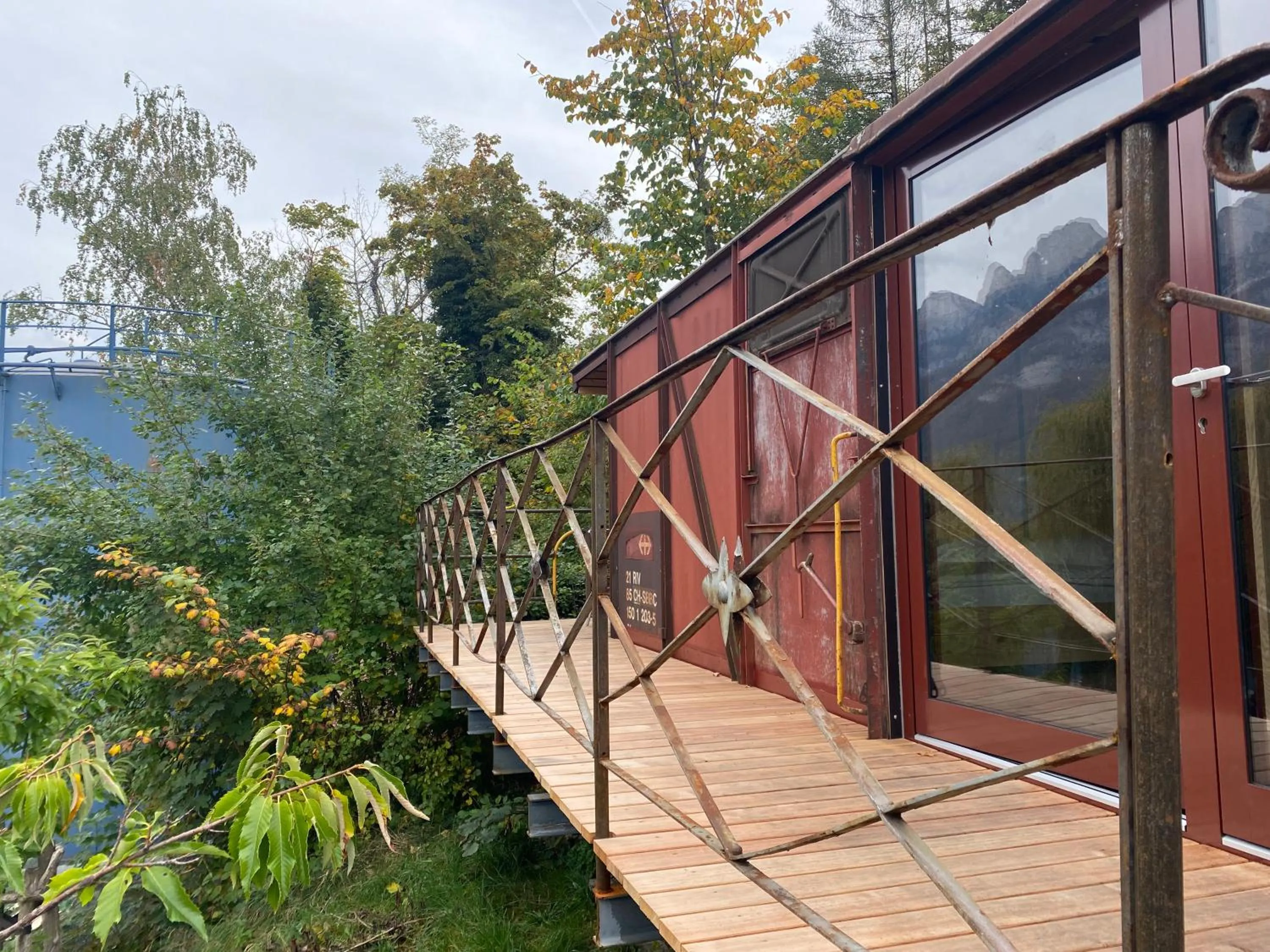 Balcony/Terrace in lofthotel Walensee