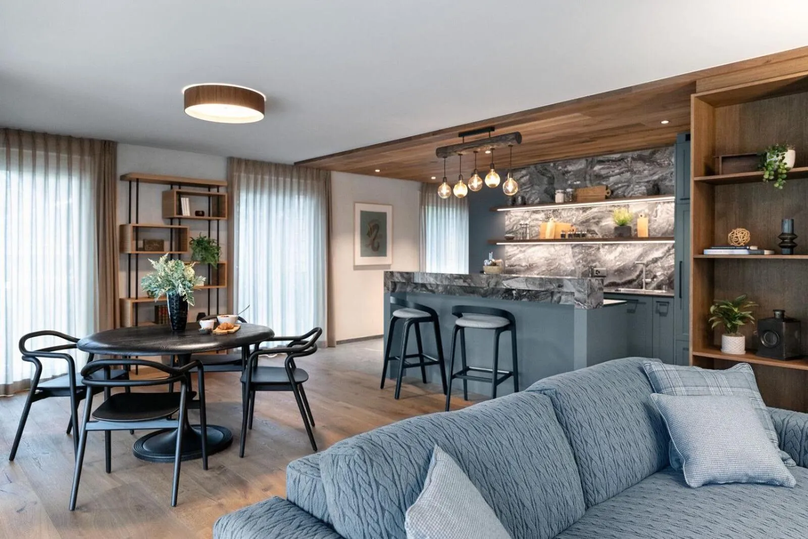 Kitchen or kitchenette in Tschuggen Grand Hotel - The Leading Hotels of the World