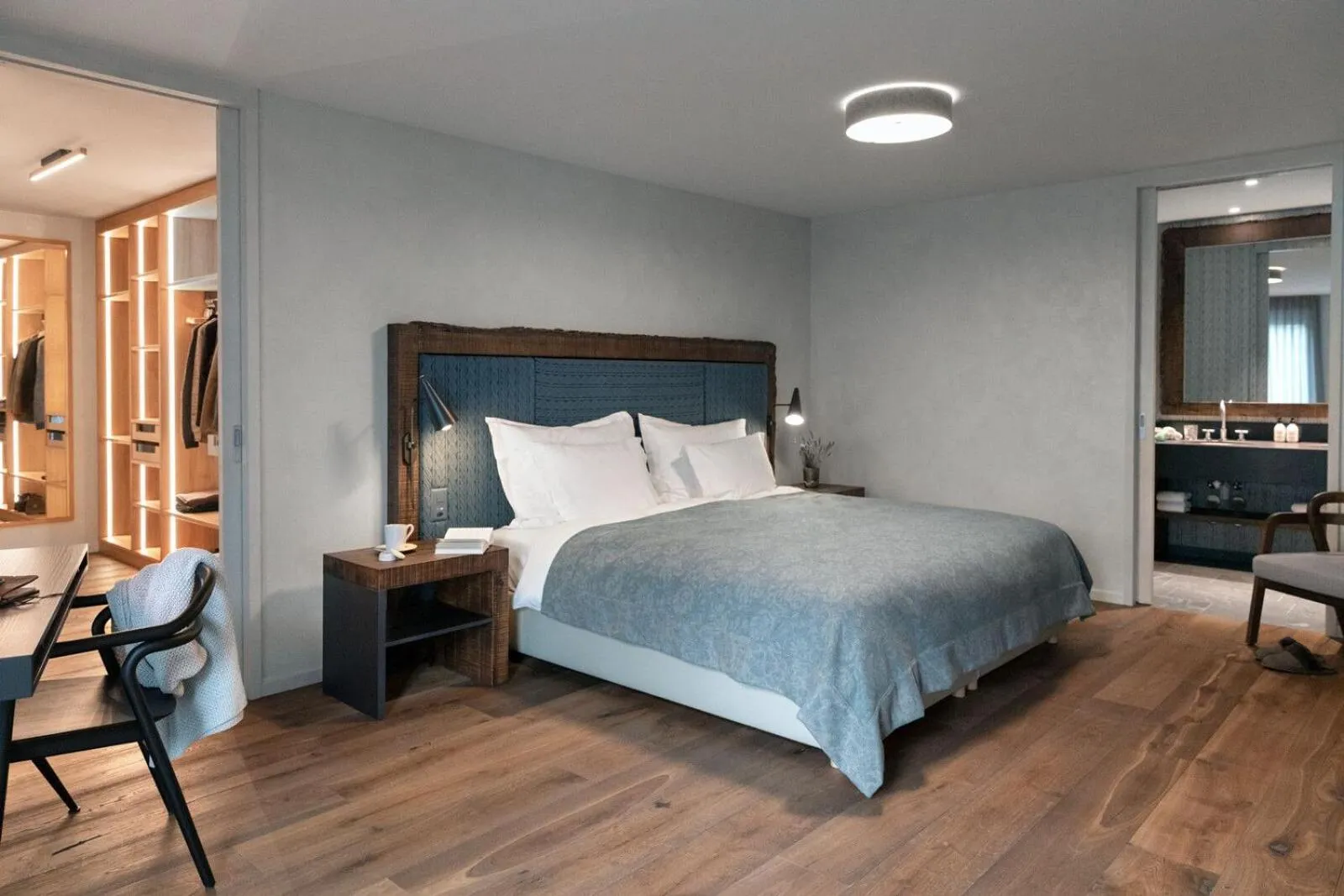 Bed in Tschuggen Grand Hotel - The Leading Hotels of the World