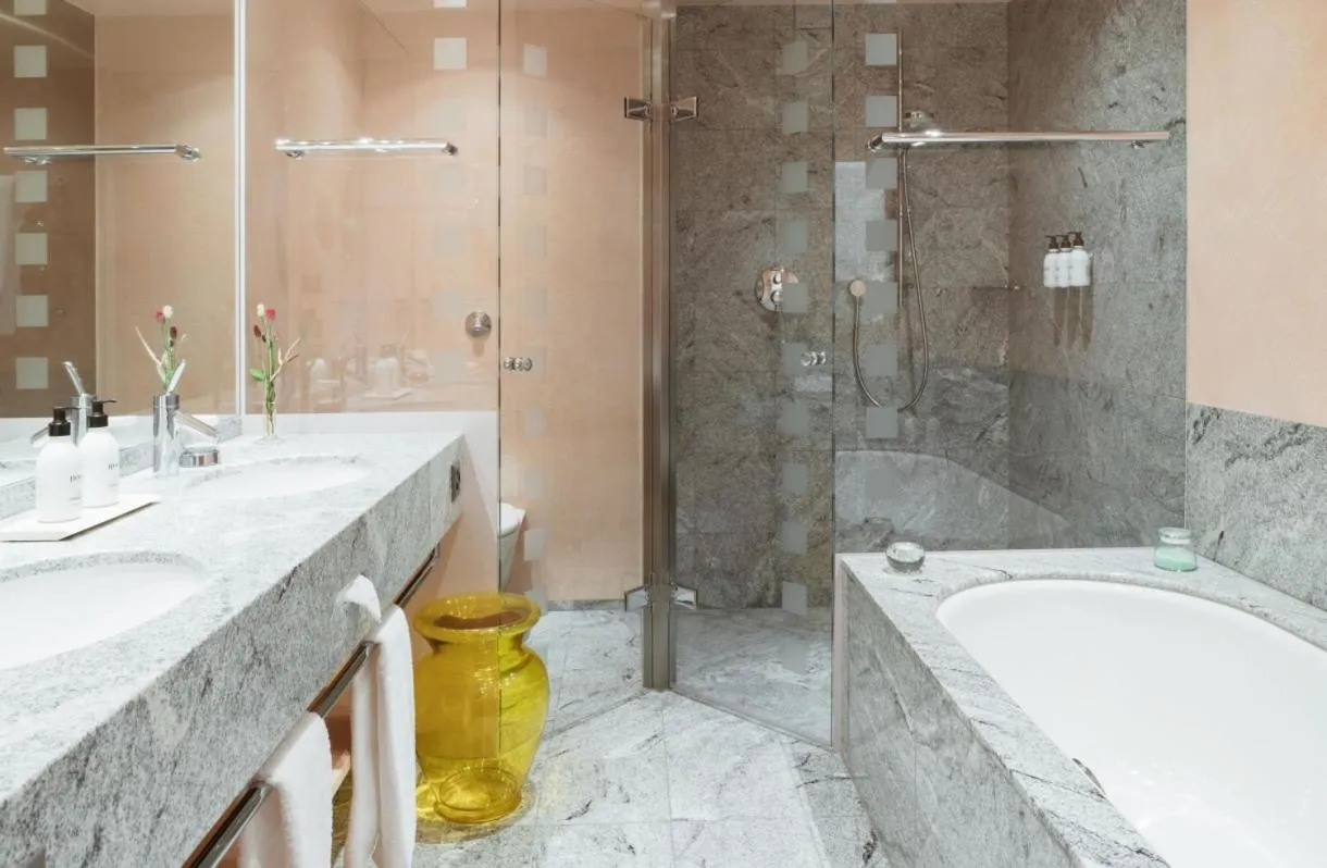 Shower in Tschuggen Grand Hotel - The Leading Hotels of the World