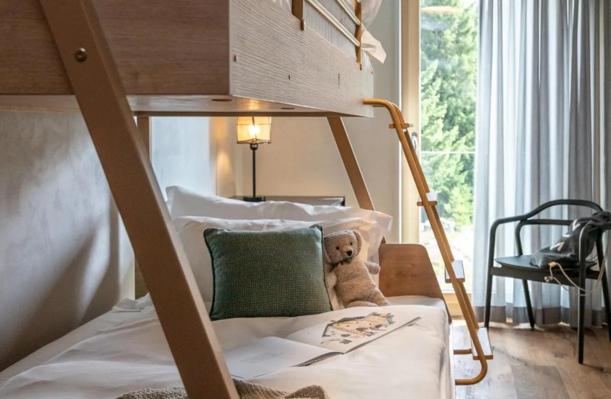 Bed in Tschuggen Grand Hotel - The Leading Hotels of the World