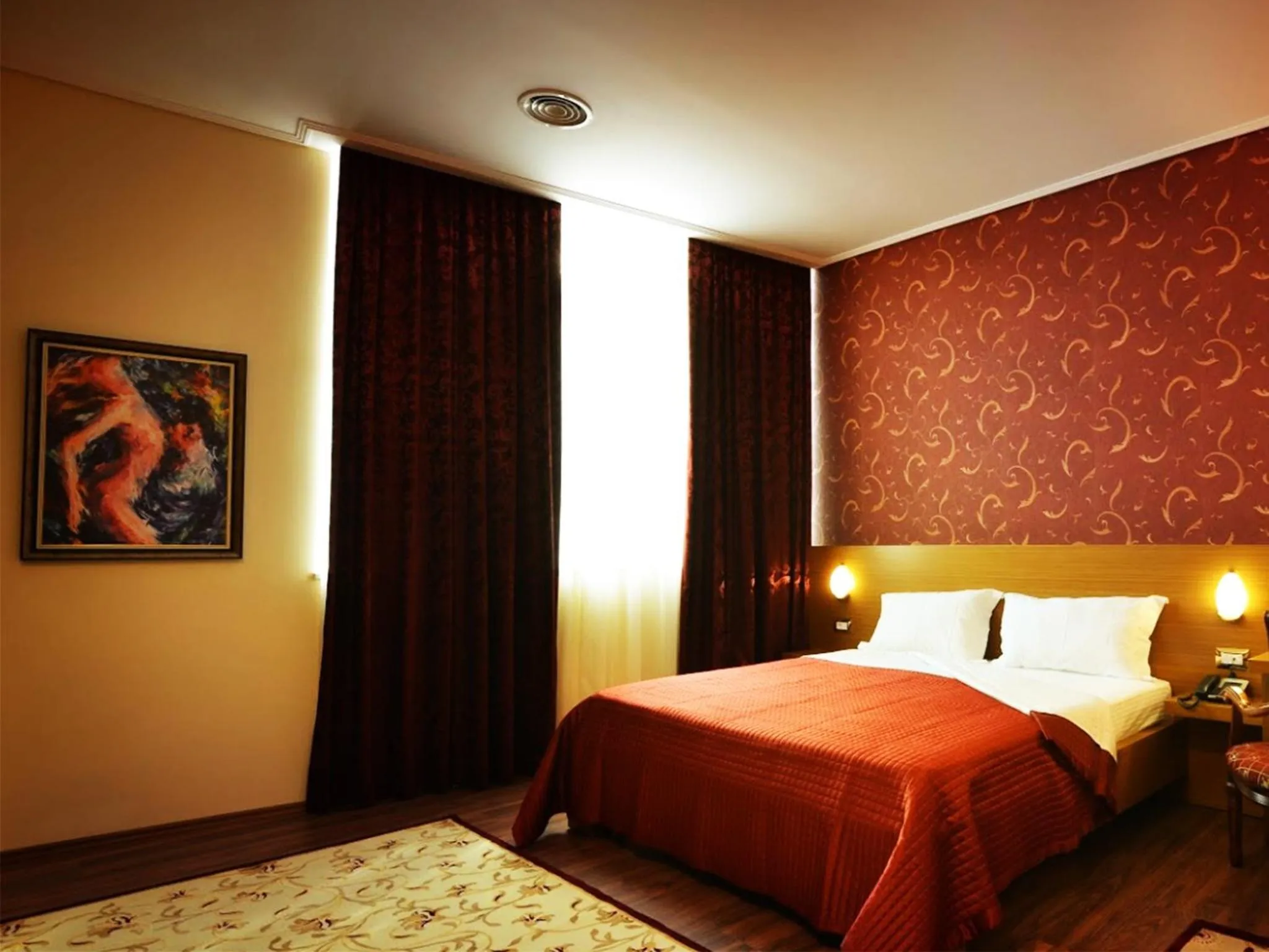 Toilet, Bed in Hotel Austria