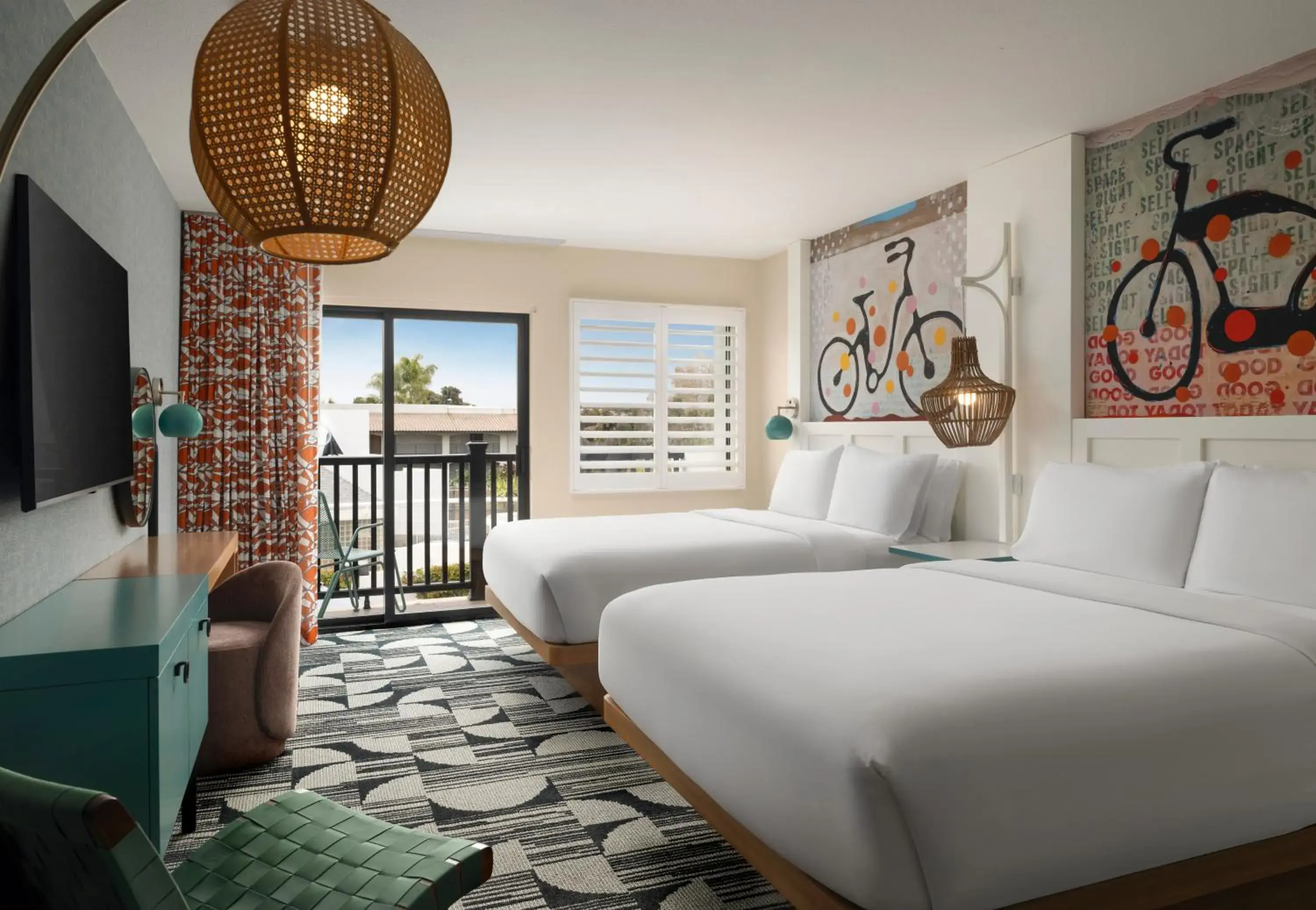 Queen Suite with Two Queen Beds and Balcony in Holiday Inn Express Hotel & Suites Solana Beach-Del Mar by IHG Queen Suite with Two Queen Beds and Balcony in Holiday Inn Express Hotel & Suites Solana Beach-Del Mar by IHG