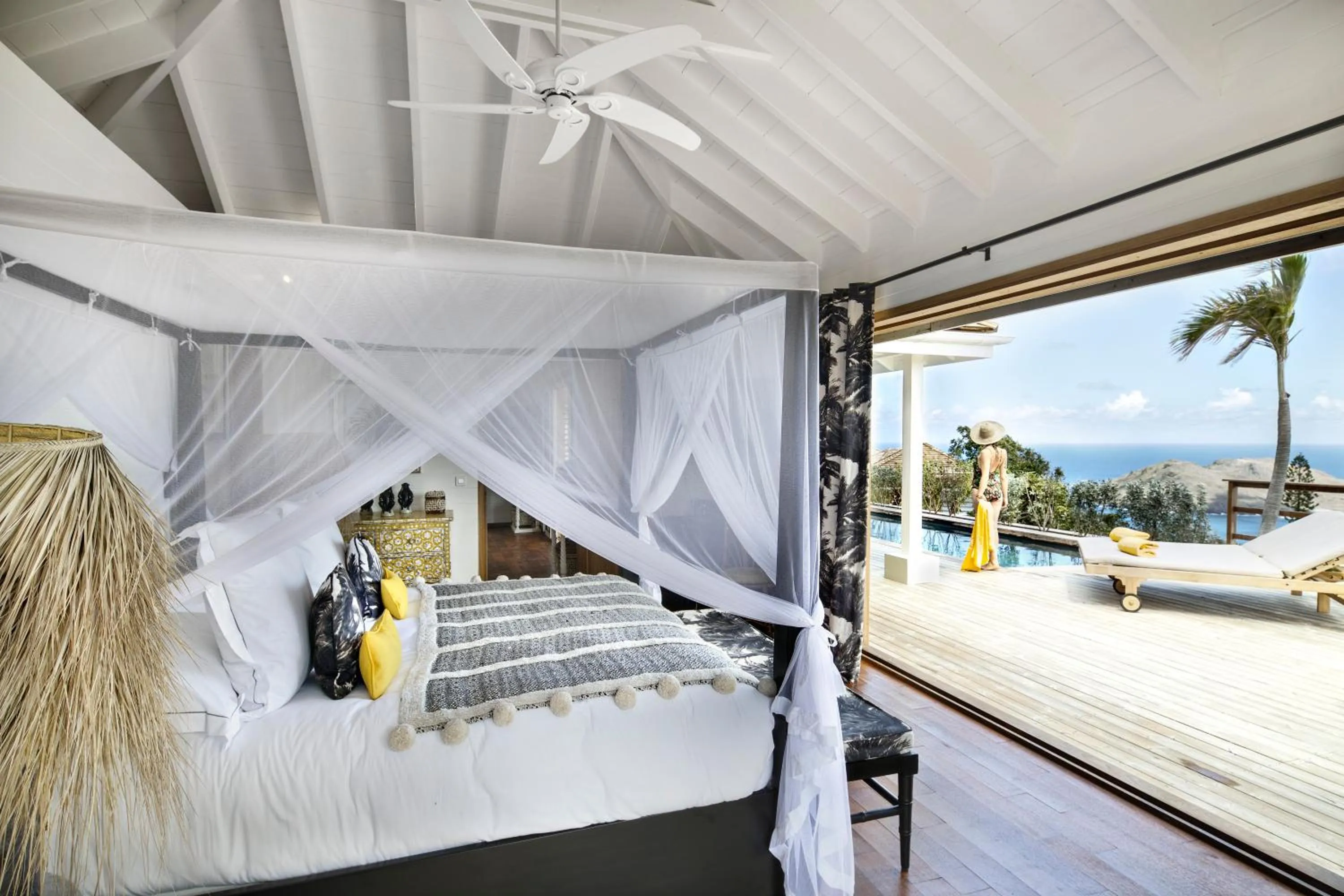 Photo of the whole room, Bed in GYP SEA Saint Barth