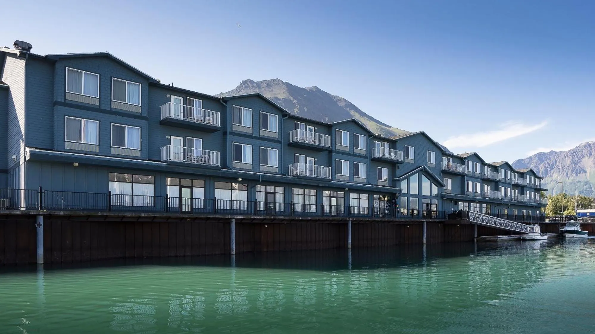 Property building in Harbor 360 Hotel Seward