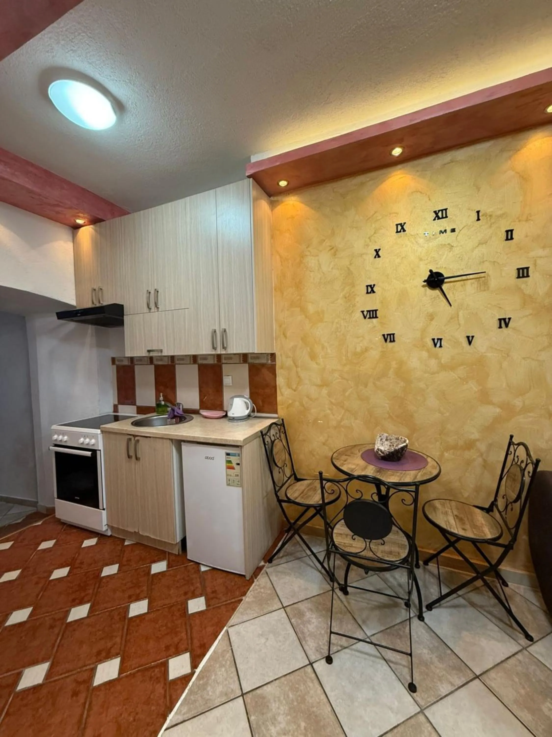 Living room in Athos Guesthouse