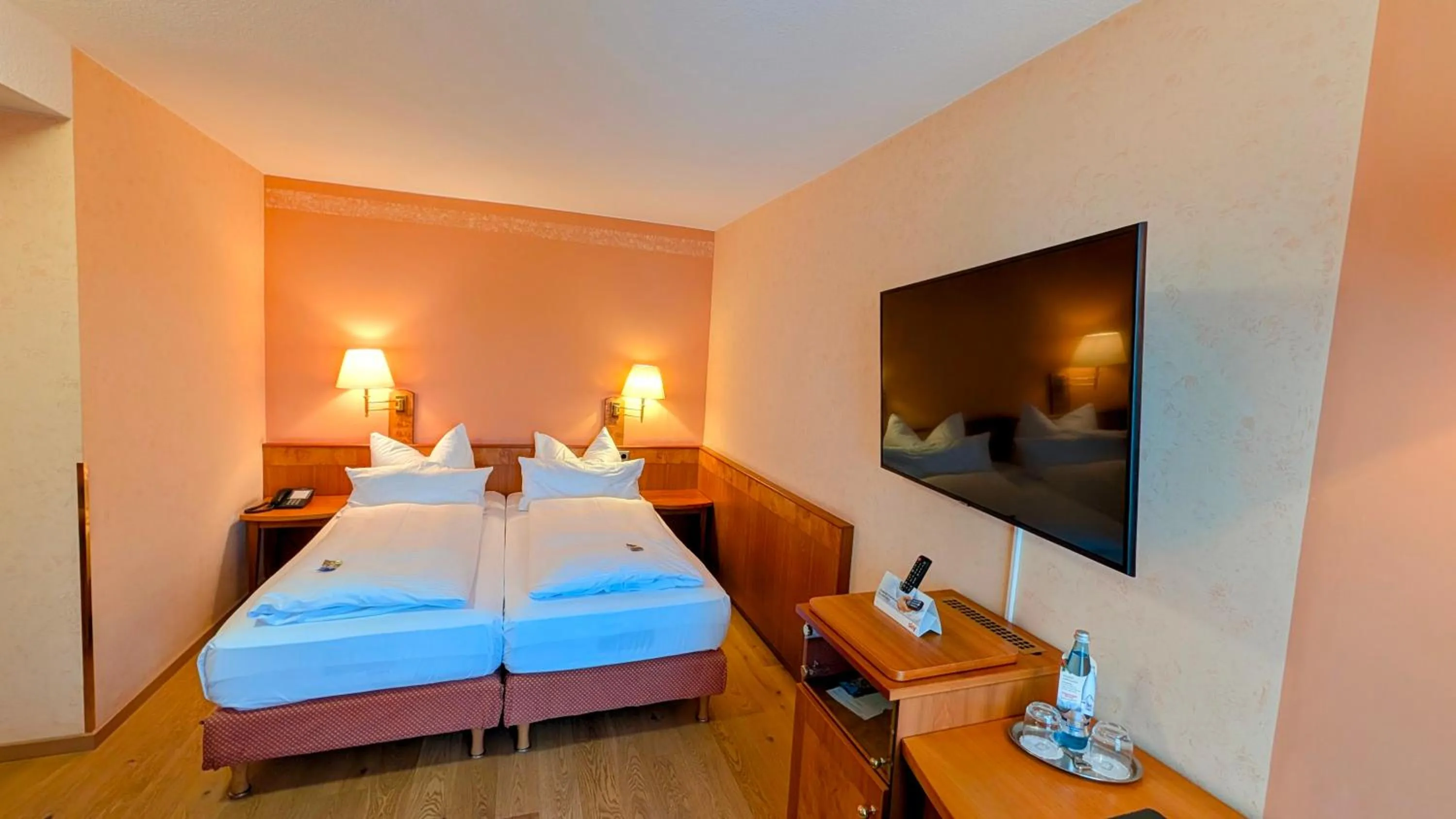 Bed in Hotel Restaurant Felix