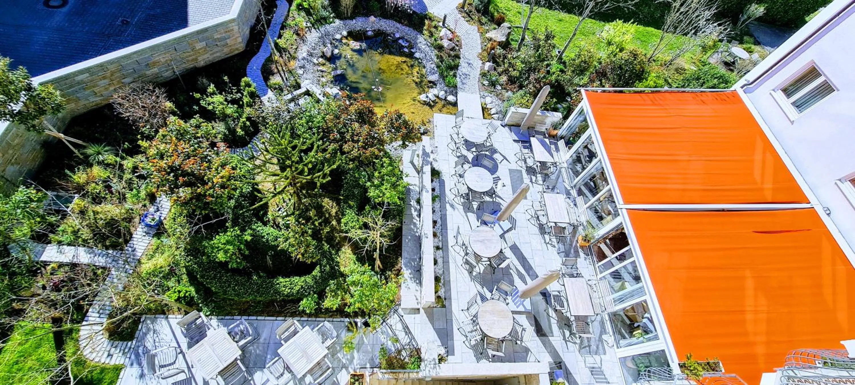 Garden in Hotel Restaurant Felix