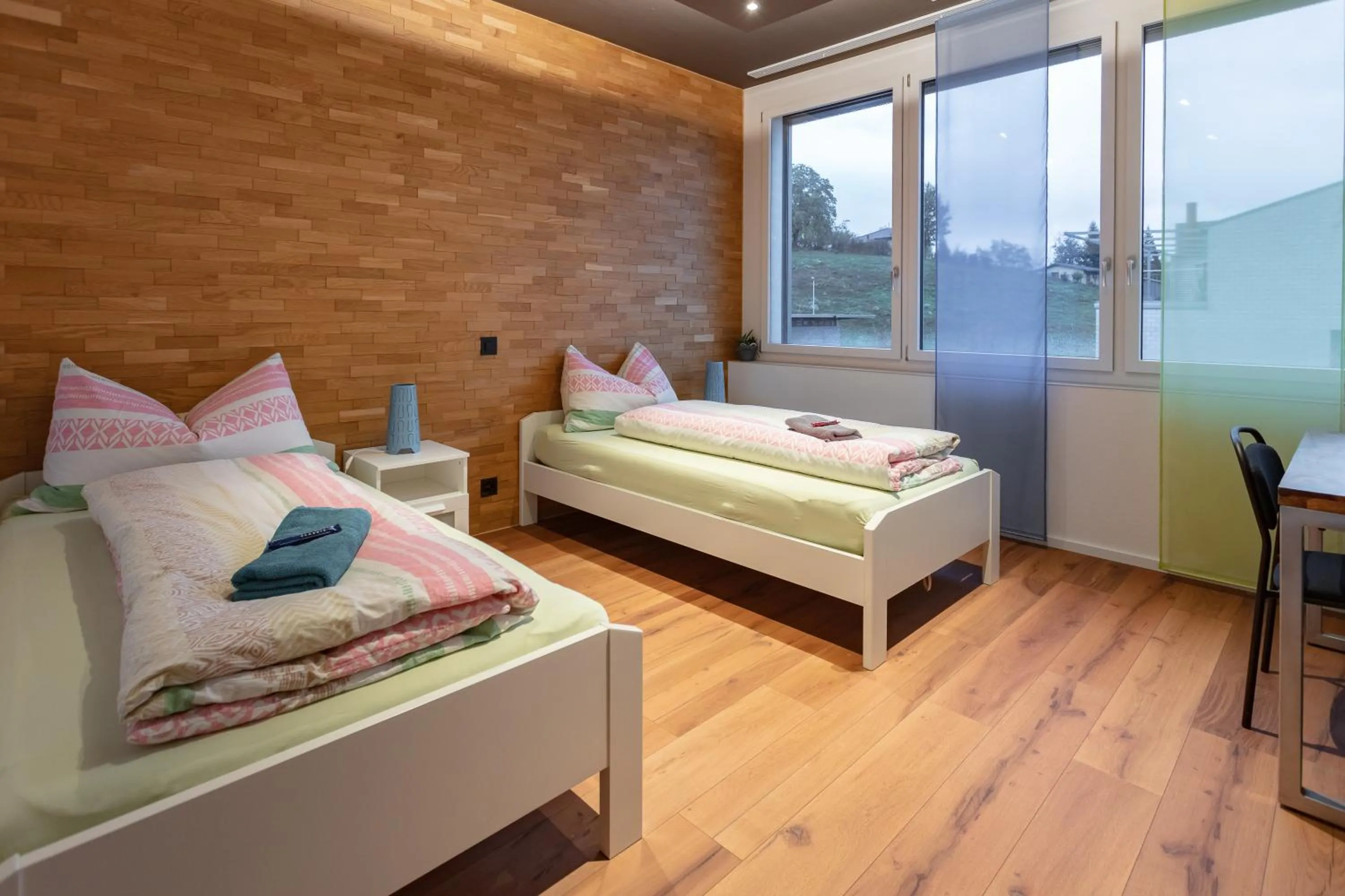 Bed in Andi's BnB