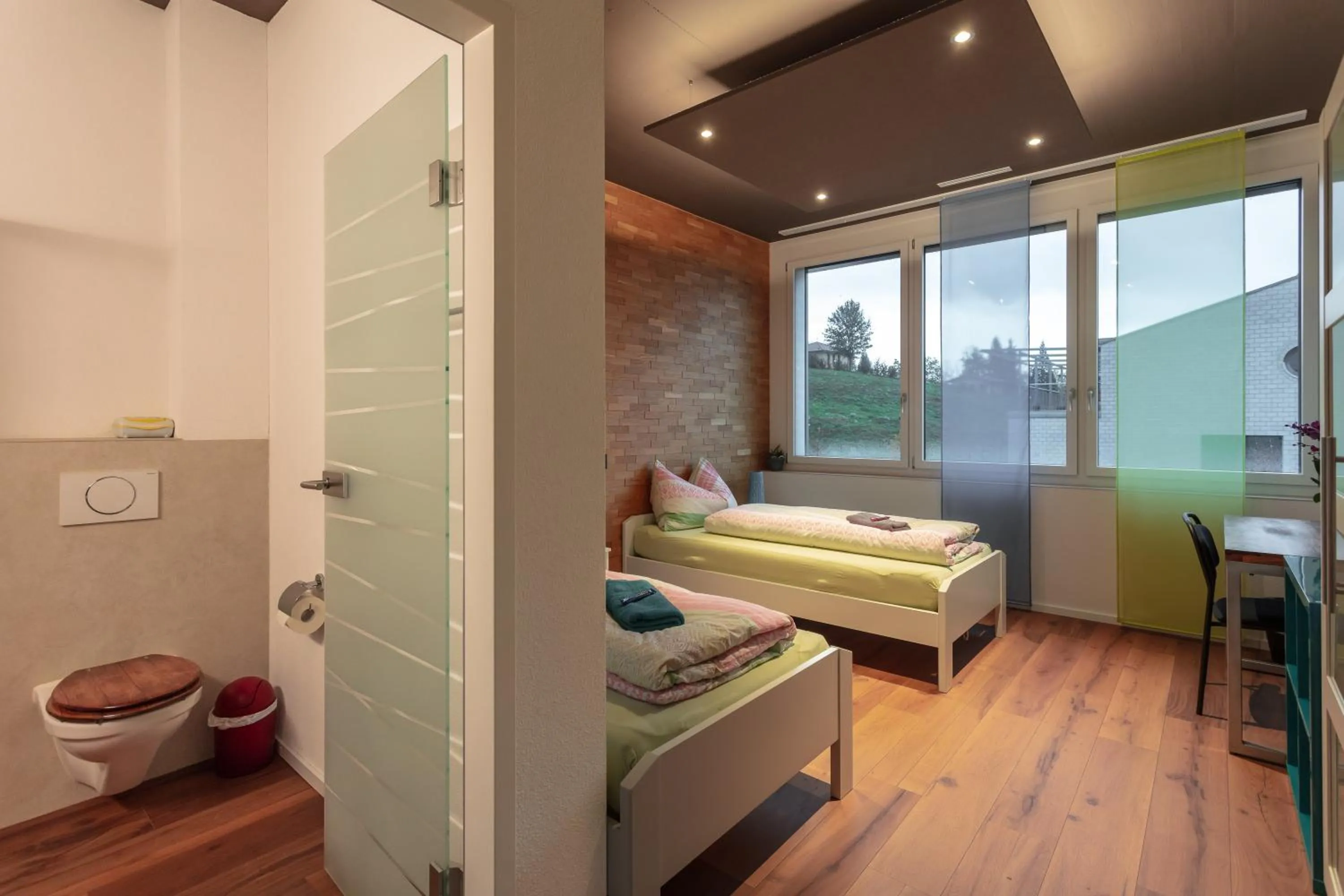 Bed in Andi's BnB