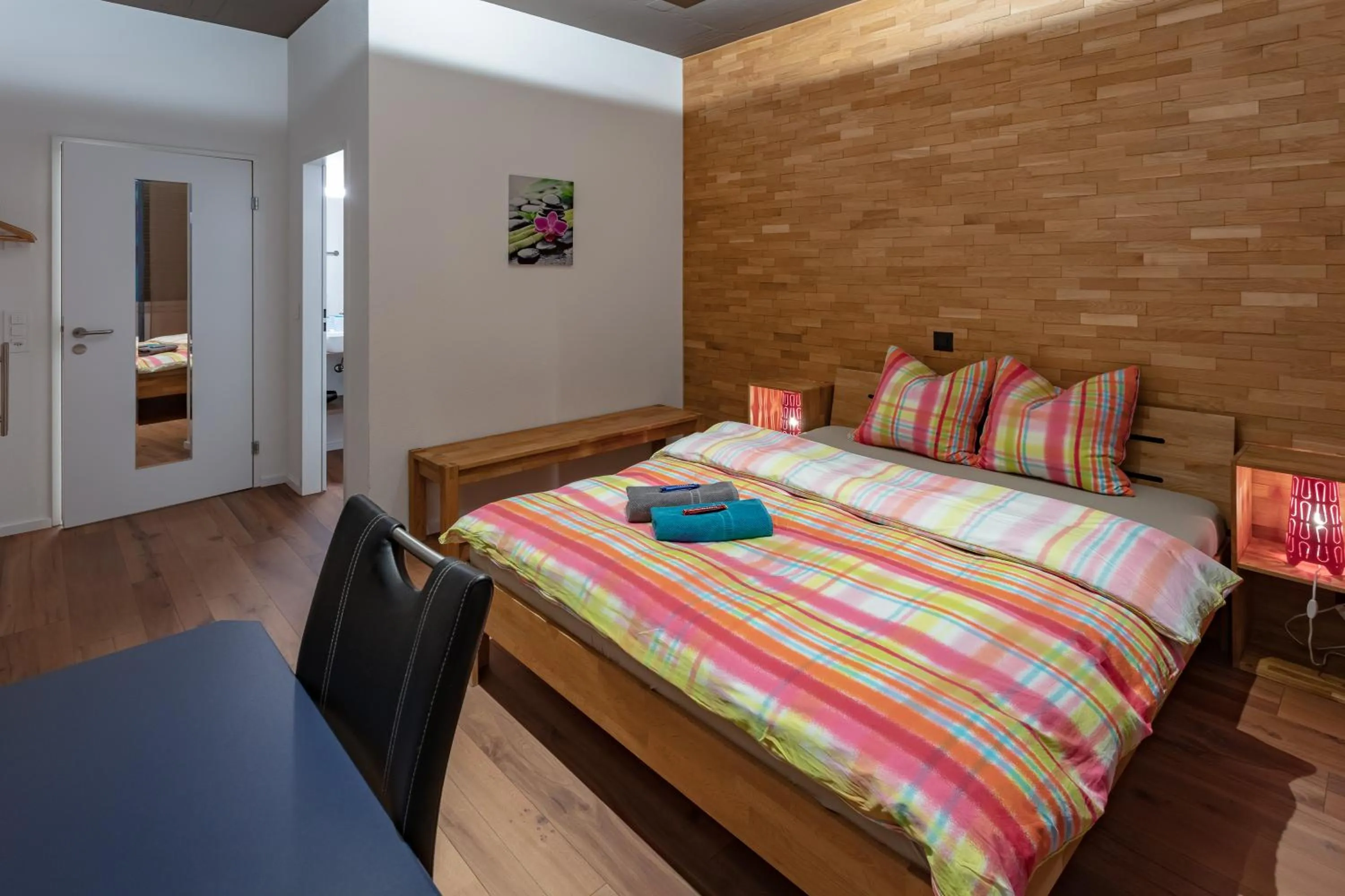 Bed in Andi's BnB