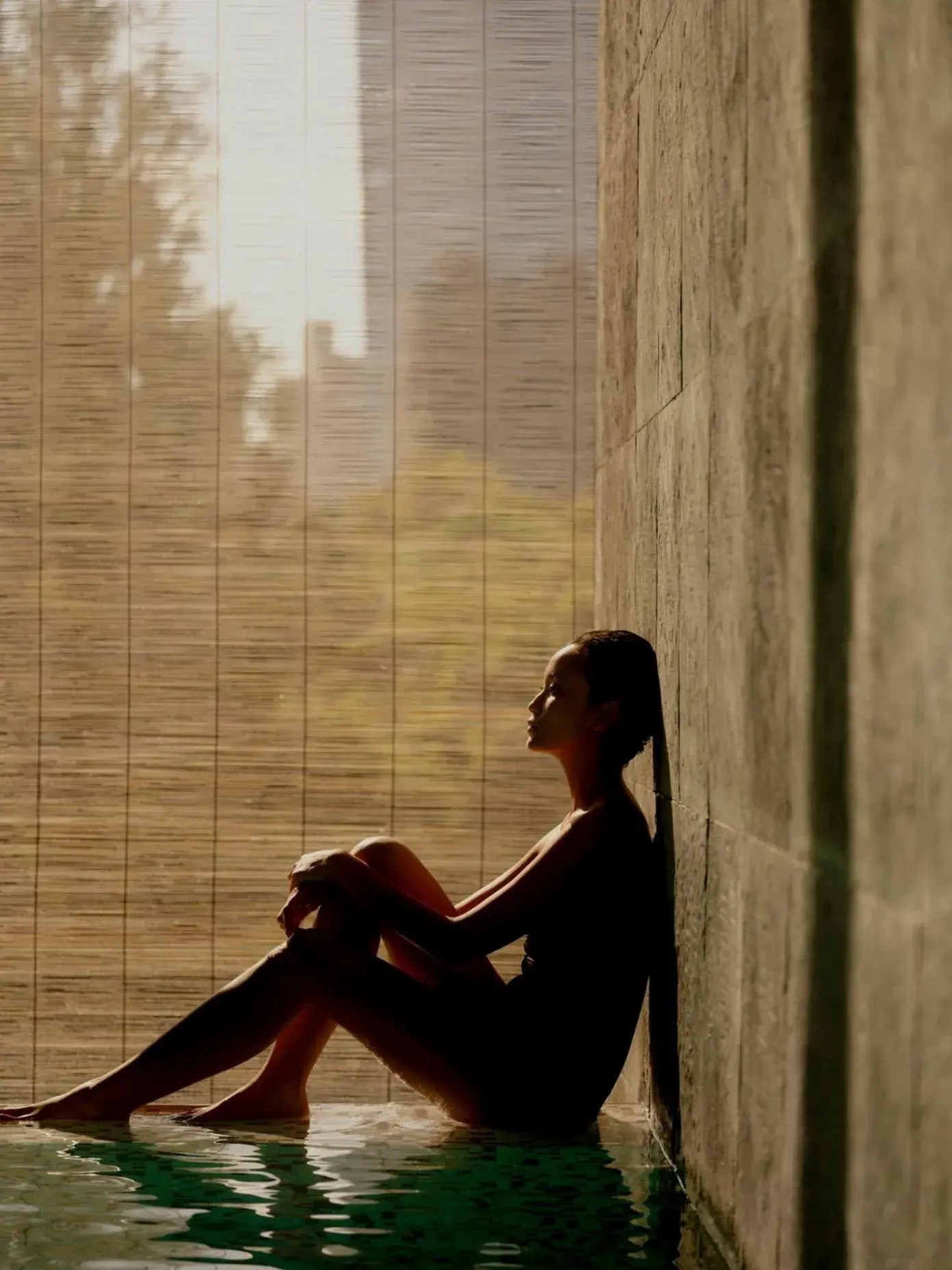 Swimming pool in The PuLi Shanghai Swimming pool in The PuLi Shanghai