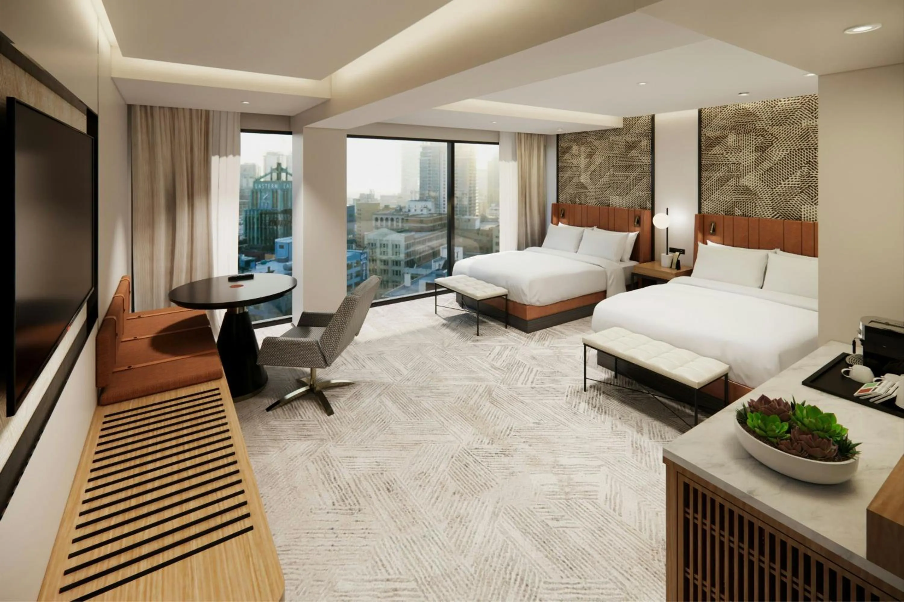 Photo of the whole room, Bed in Sheraton Bahrain Hotel